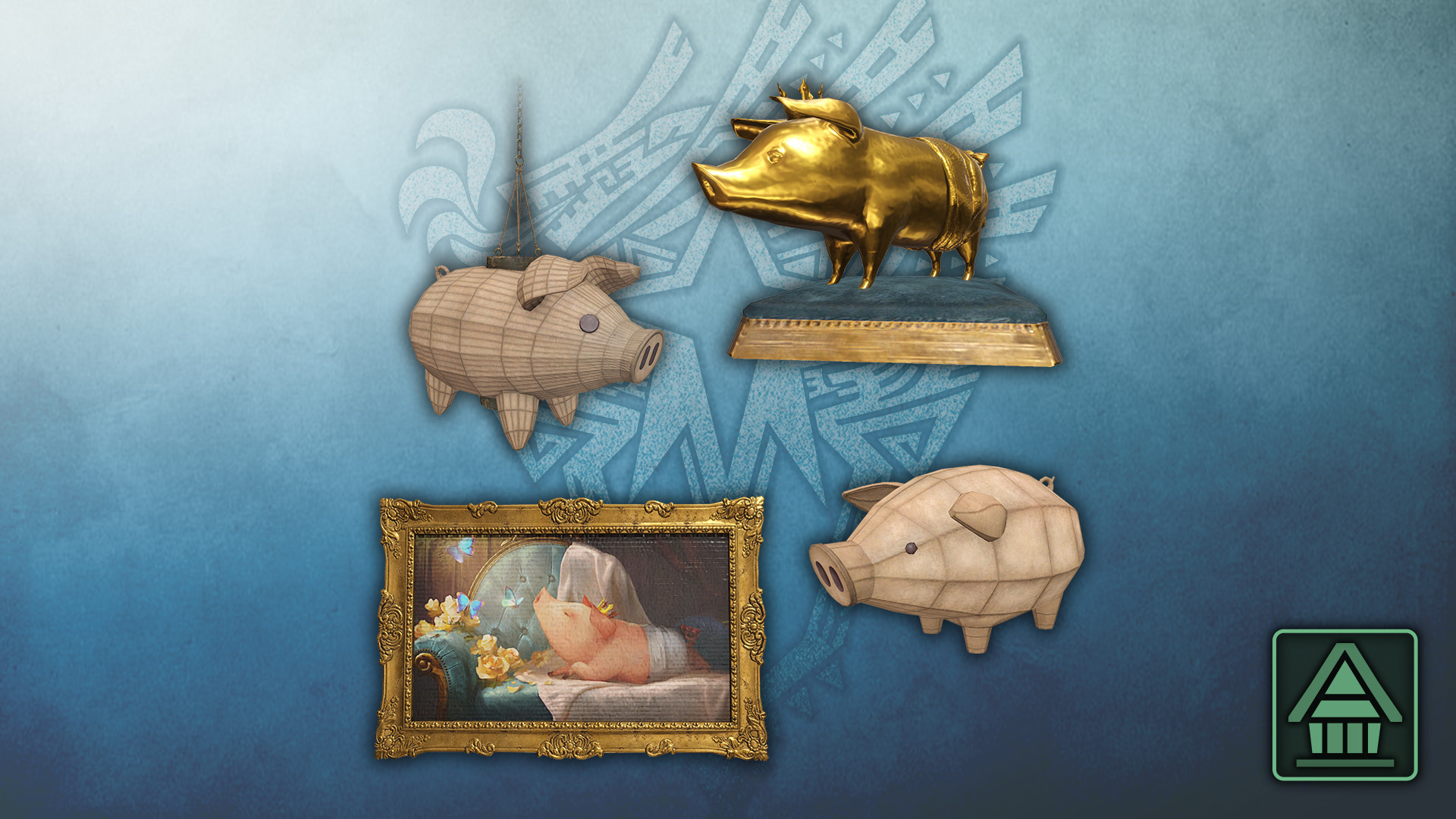 Monster Hunter World: Iceborne - MHW:I Room Decor: Poogie Set screenshot 1