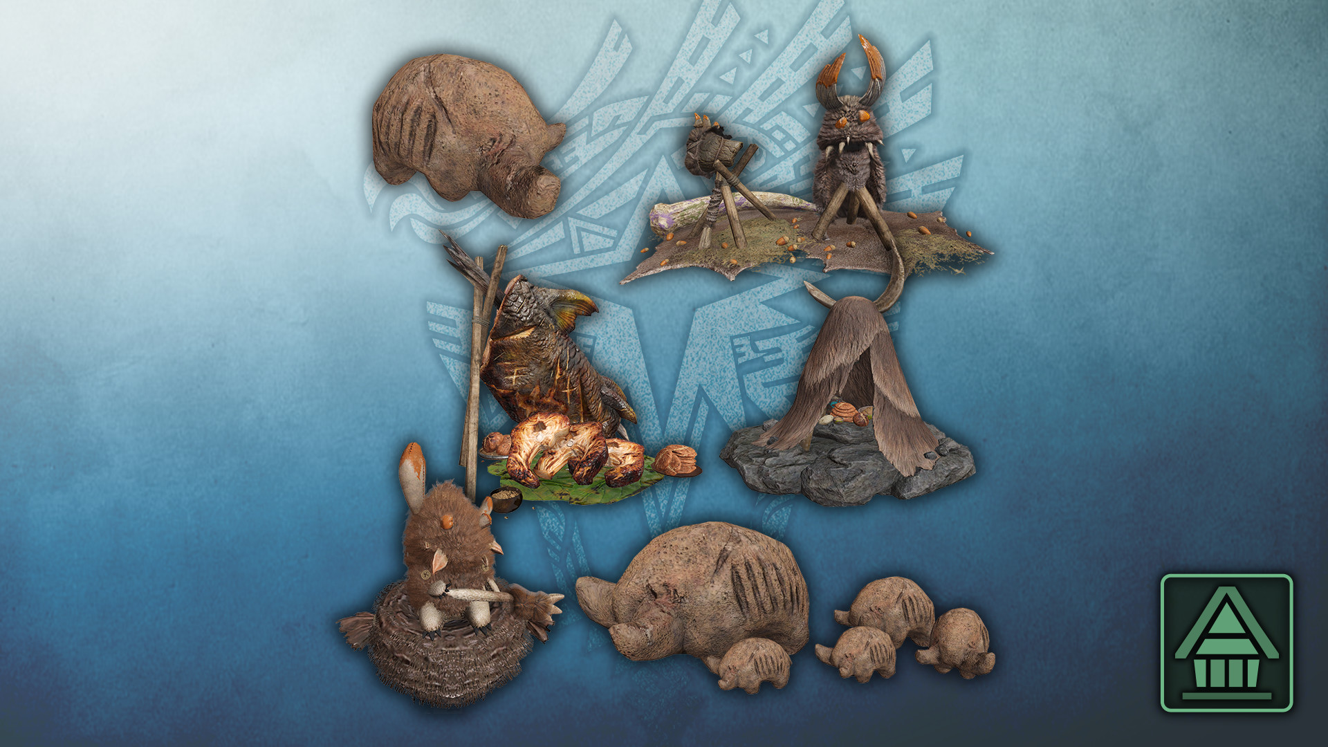 Monster Hunter World: Iceborne - MHW:I Room Decor: Boaboa Set screenshot 1