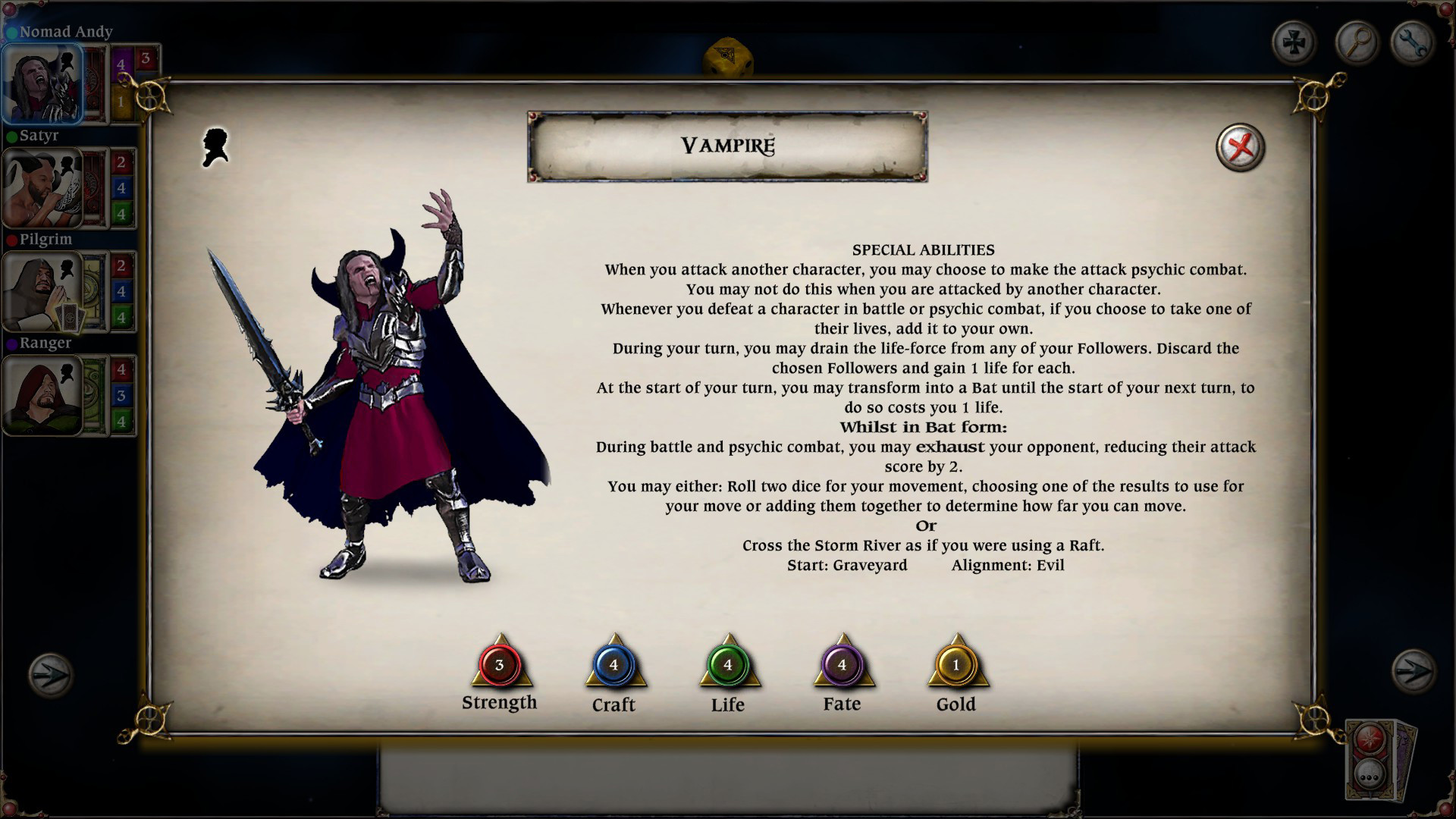 Talisman - Character Pack #22 Vampire screenshot 4