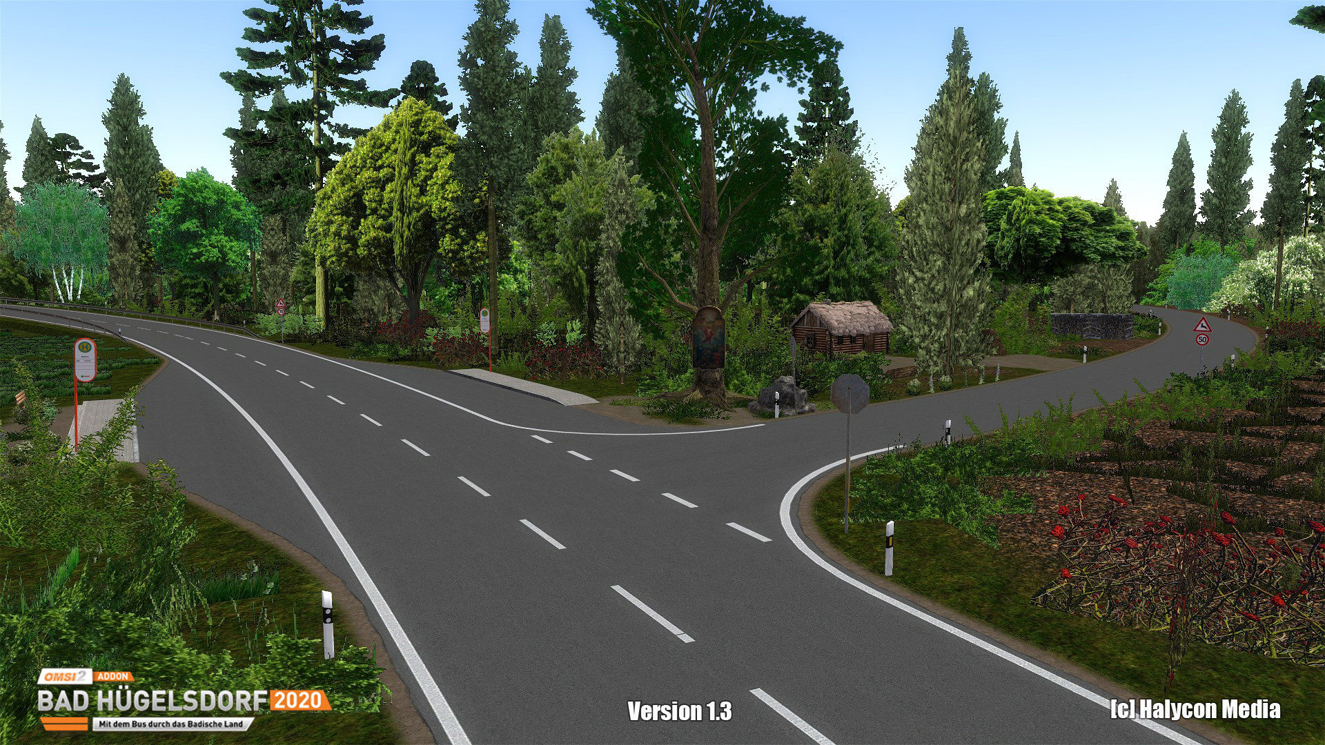 OMSI 2 Add-on Bad Hügelsdorf 2020 screenshot 1