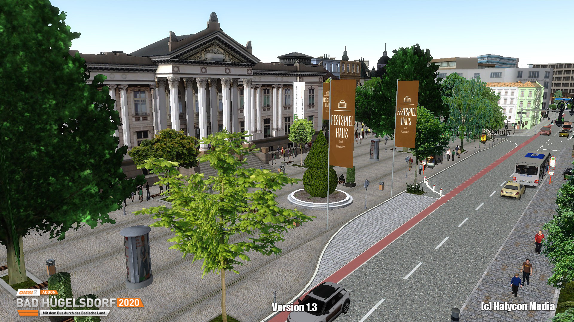 OMSI 2 Add-on Bad Hügelsdorf 2020 screenshot 4