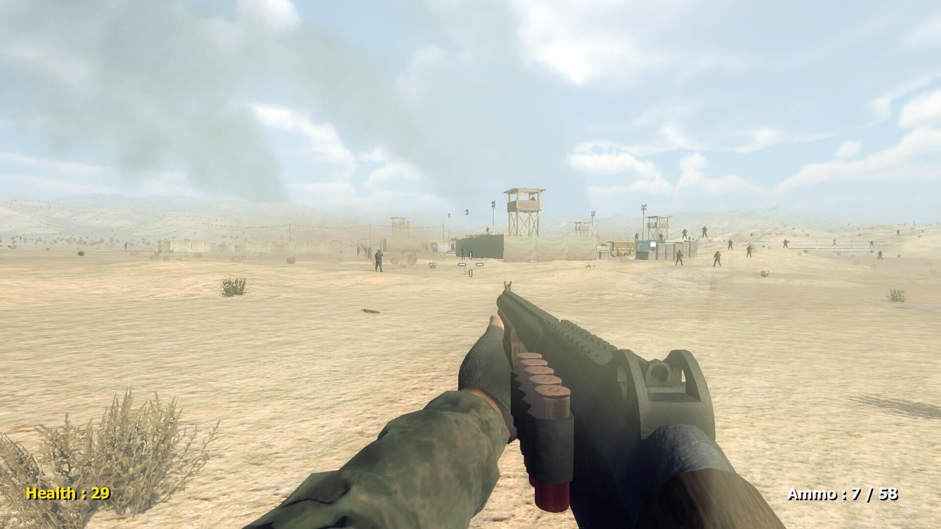 Desert attack screenshot 1
