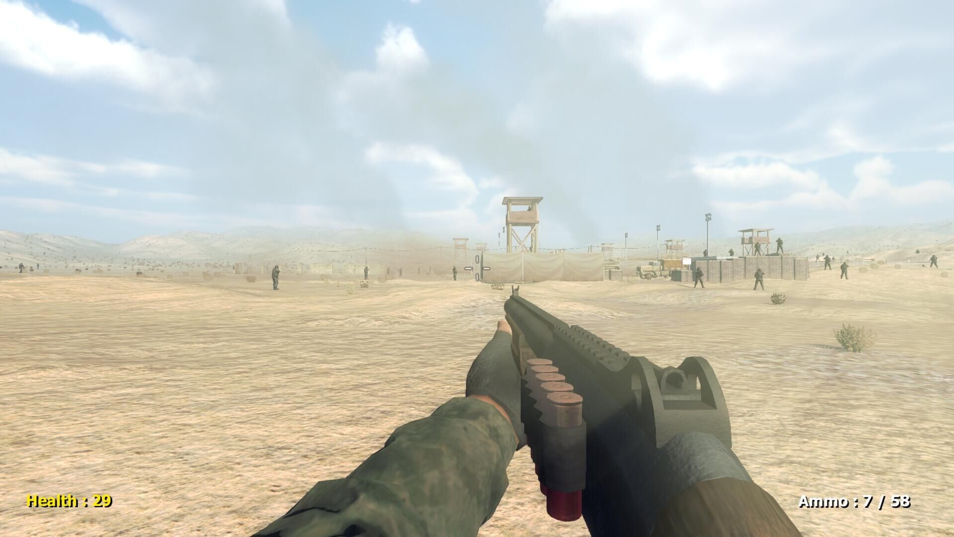 Desert attack screenshot 2