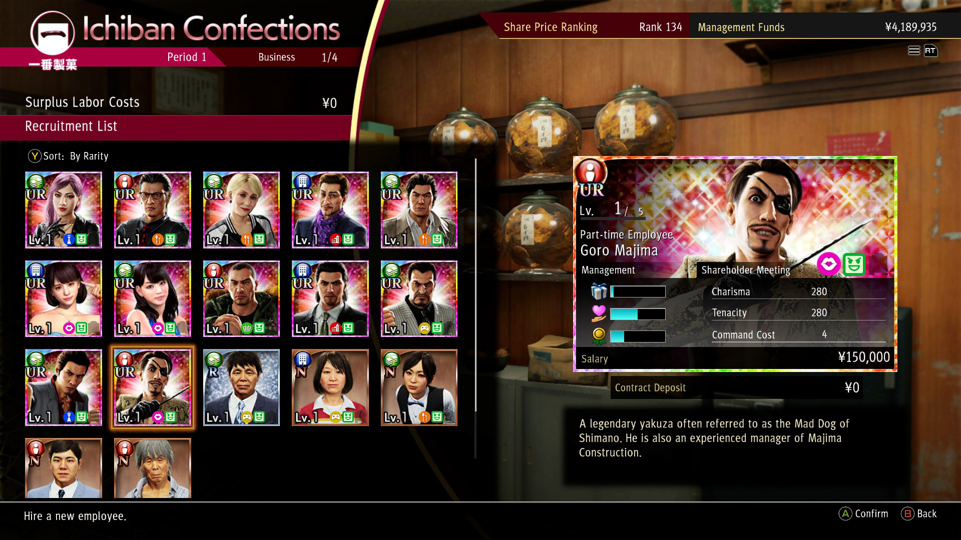 Yakuza: Like a Dragon Management Mode Set screenshot 2
