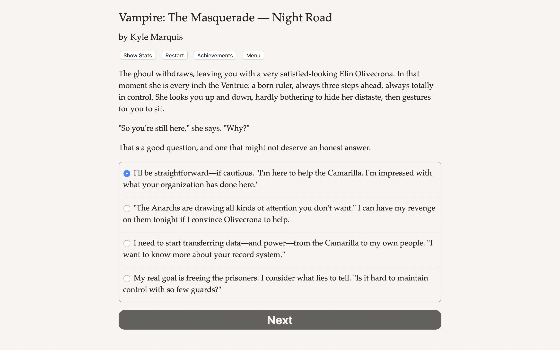 Vampire: The Masquerade — Night Road screenshot 6