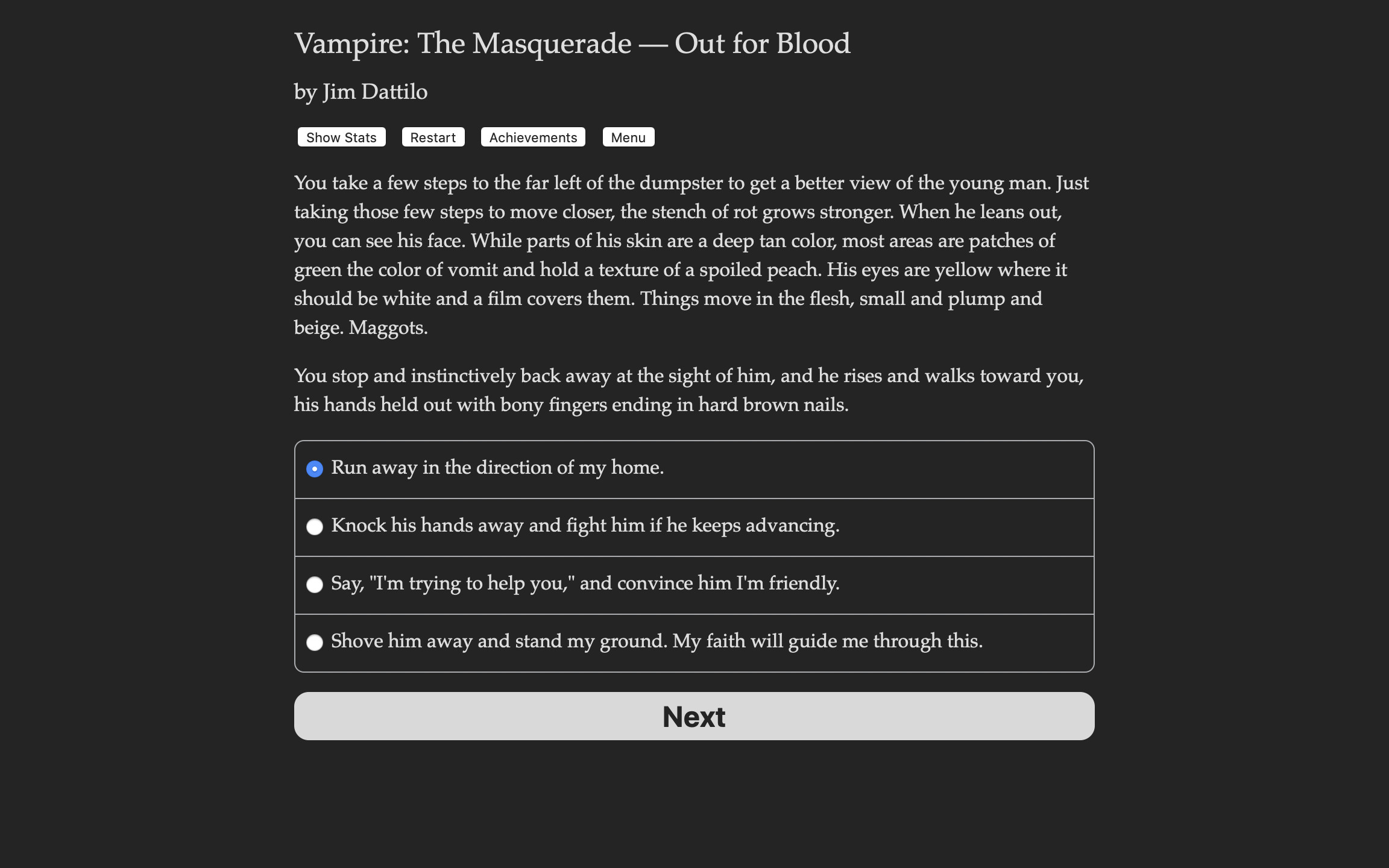 Vampire: The Masquerade — Out for Blood screenshot 3