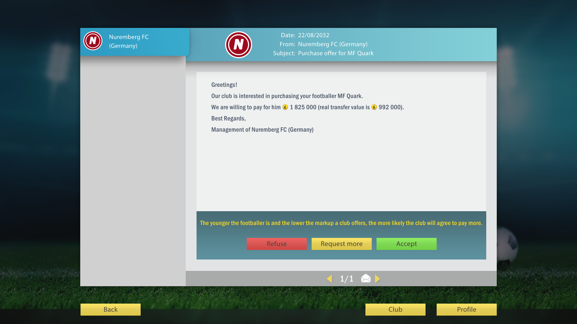 Football, Tactics & Glory: Football Stars screenshot 9
