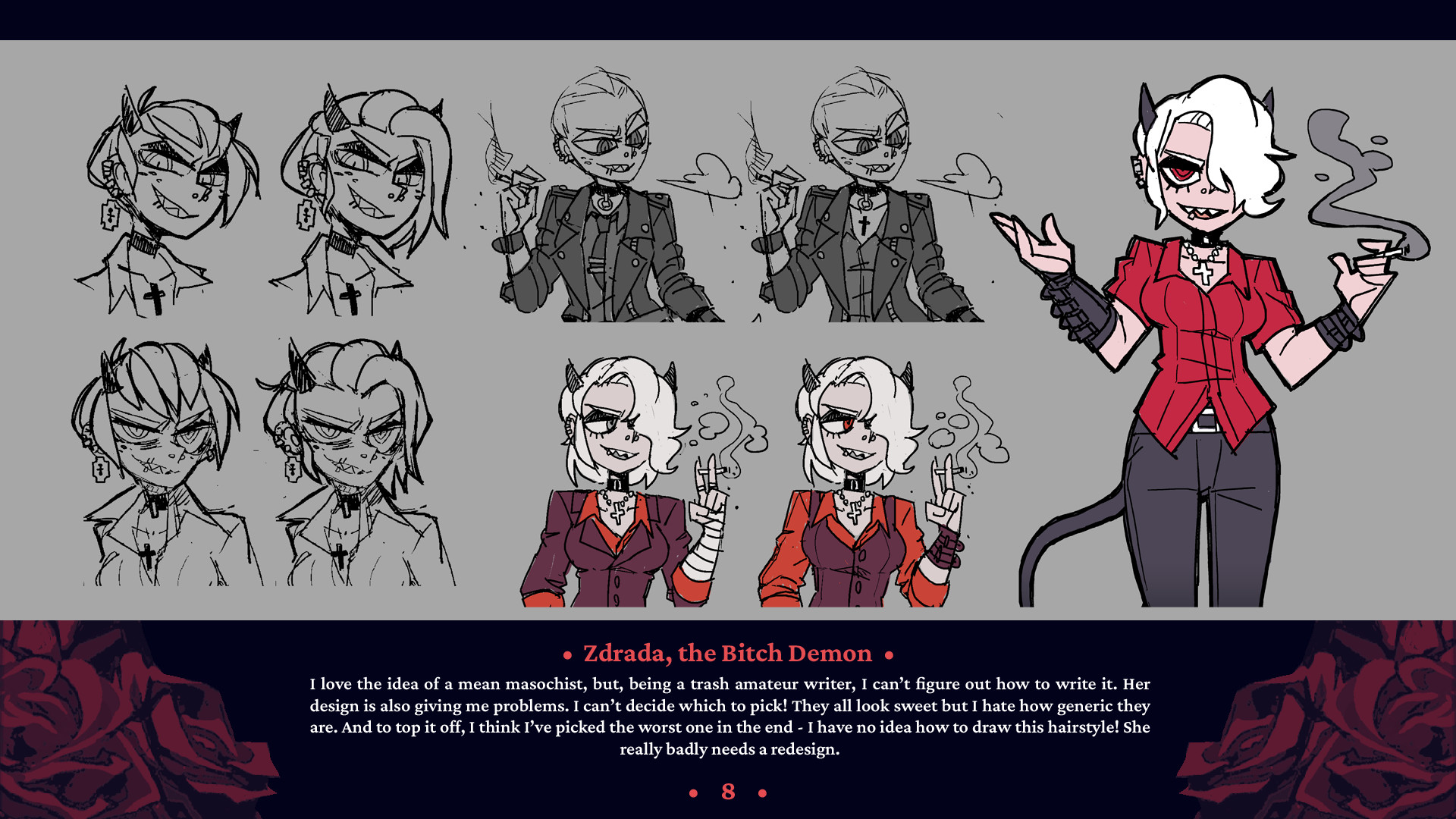 Helltaker: Artbook + Pancake Recipe screenshot 2