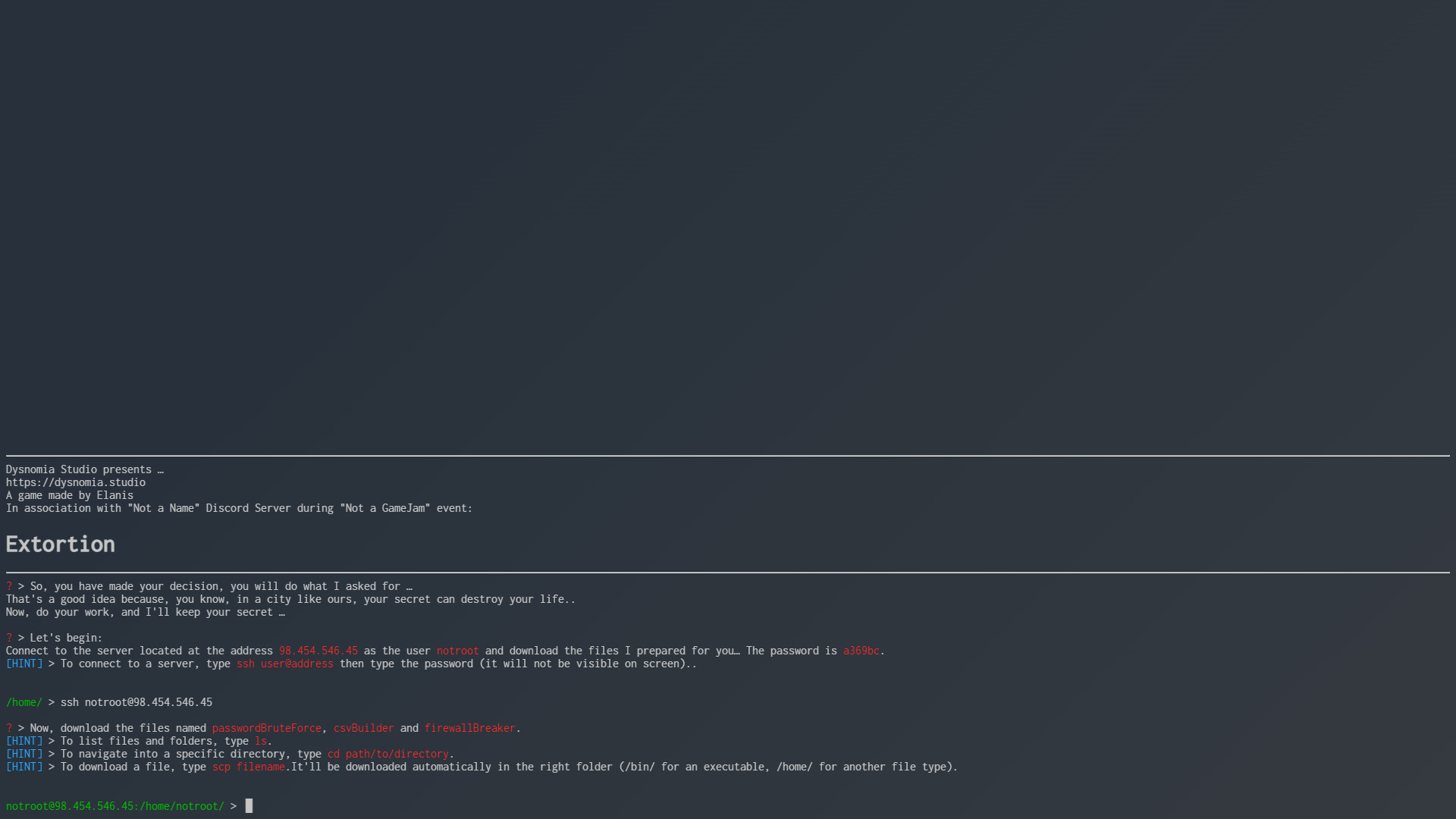 Extortion screenshot 3