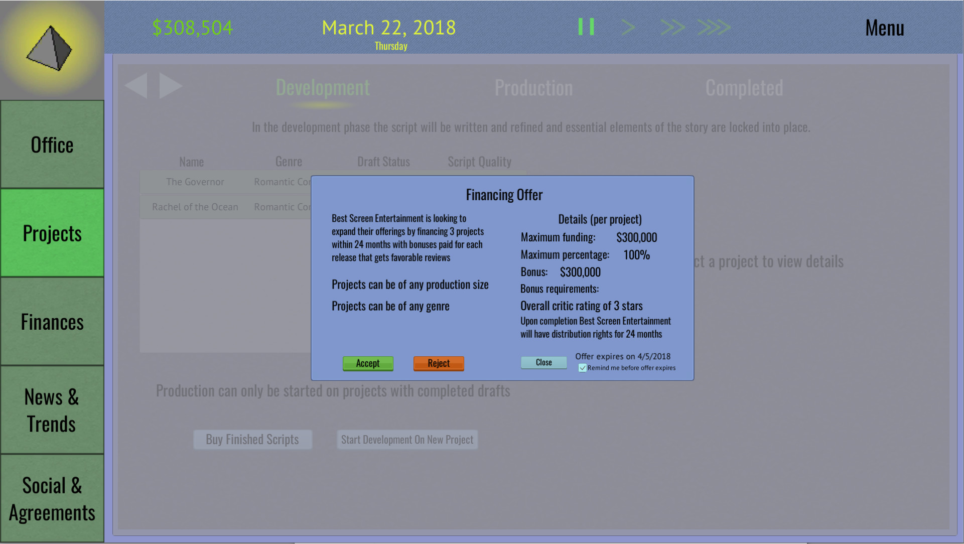 Tinseltown Tycoon screenshot 7