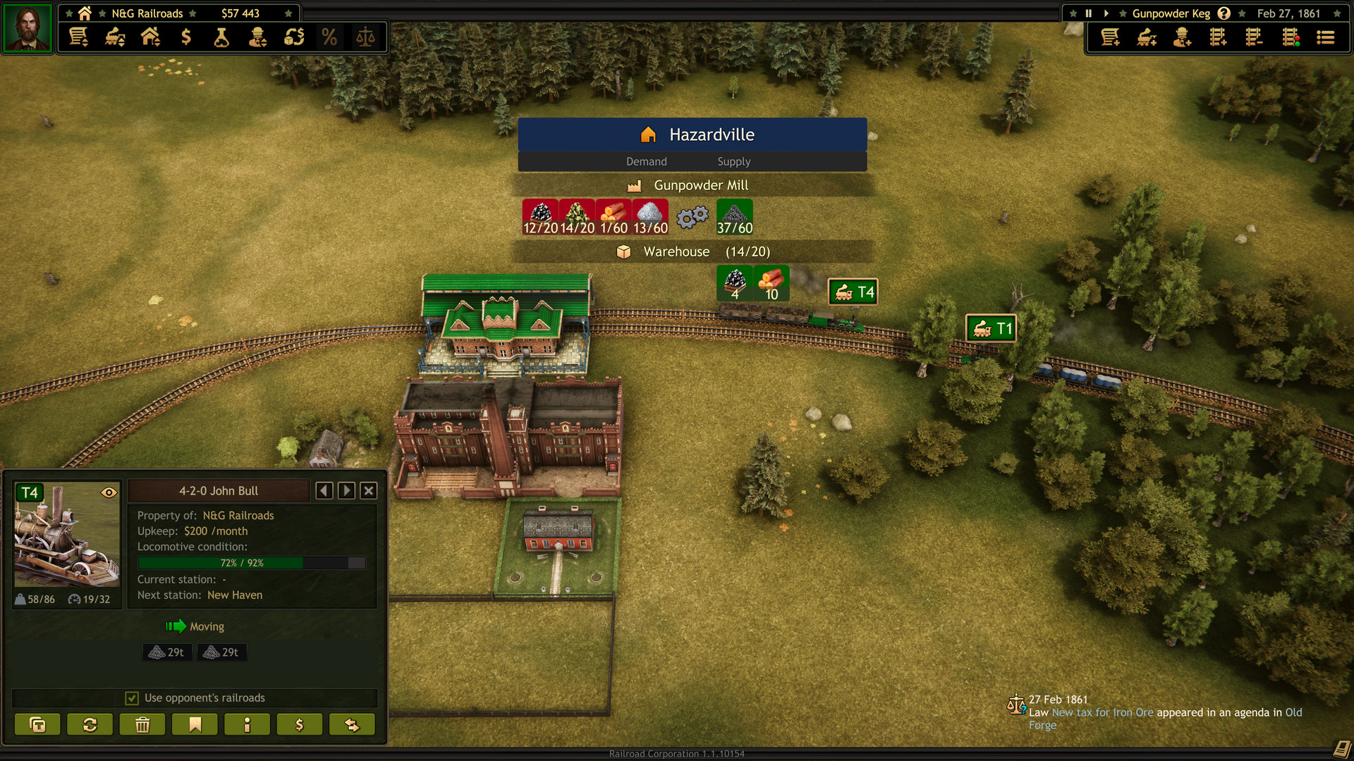 Railroad Corporation - Civil War screenshot 3