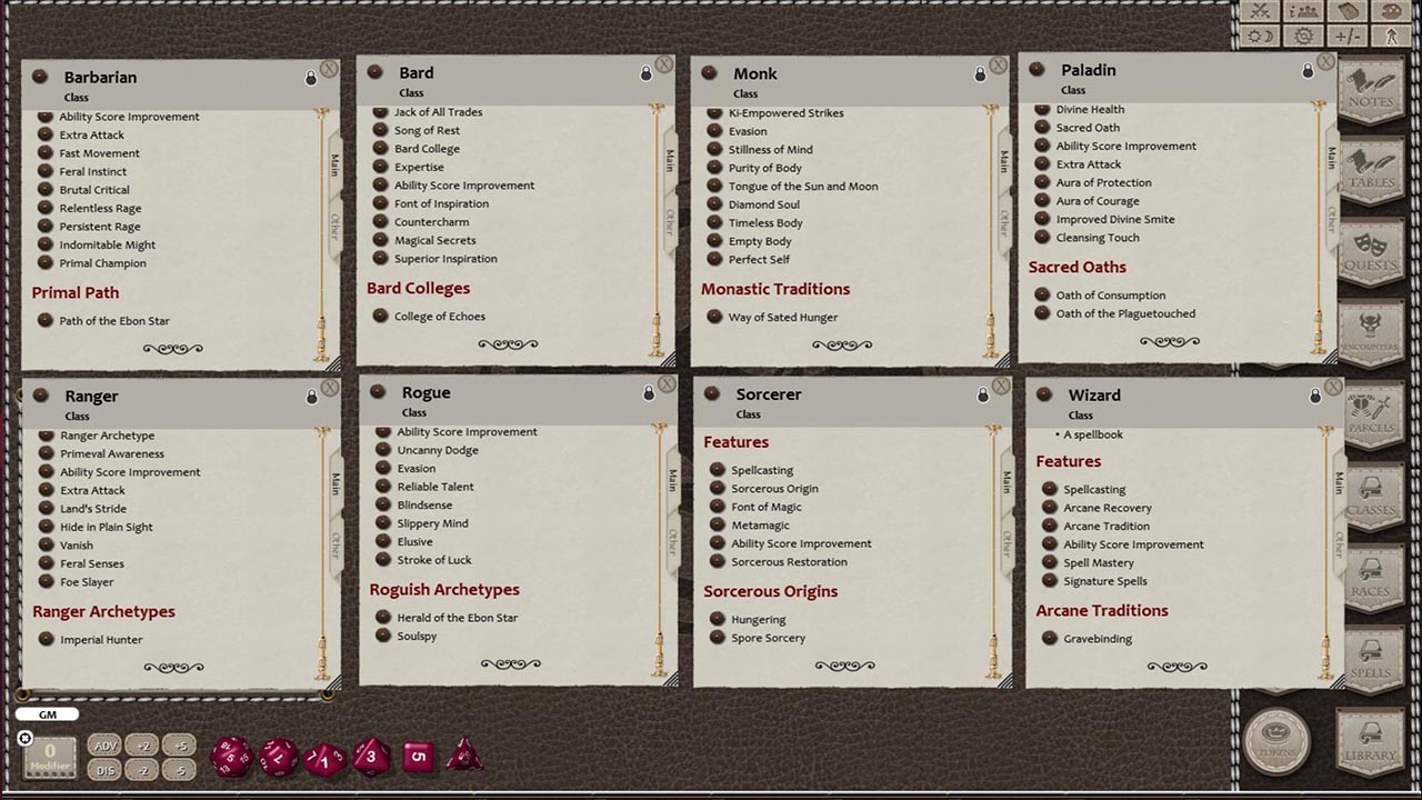 Fantasy Grounds - Underworld Player's Guide screenshot 5