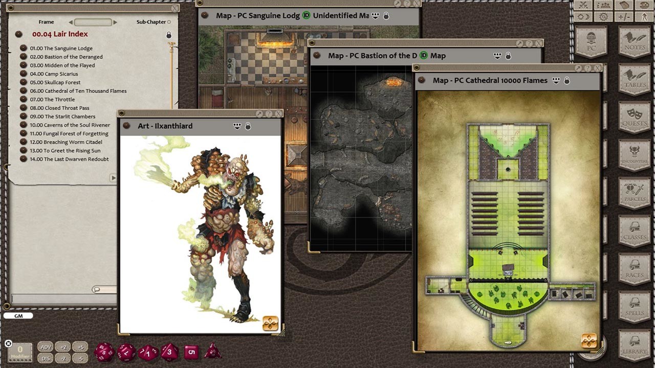 Fantasy Grounds - Underworld Lairs screenshot 5
