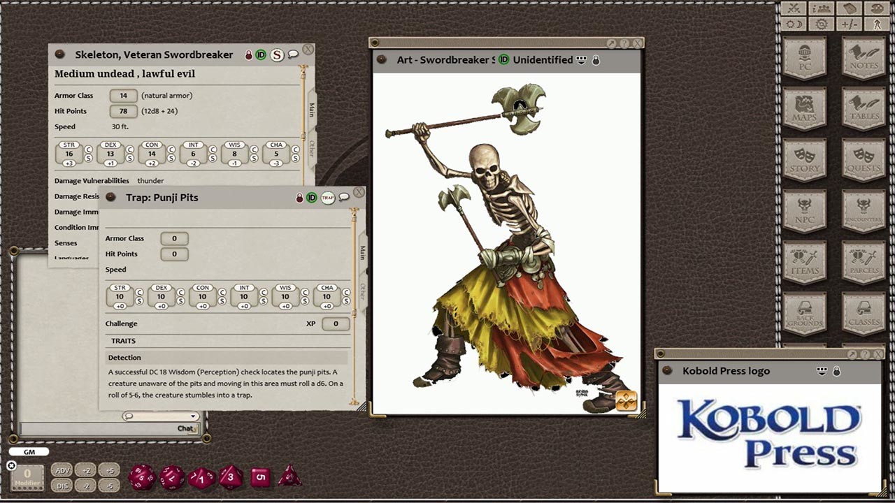 Fantasy Grounds - Underworld Lairs screenshot 1