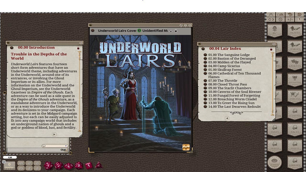 Fantasy Grounds - Underworld Lairs screenshot 4