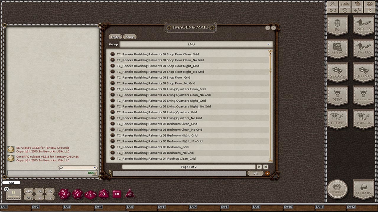 Fantasy Grounds - Starter Town Map Bundle 01 screenshot 2