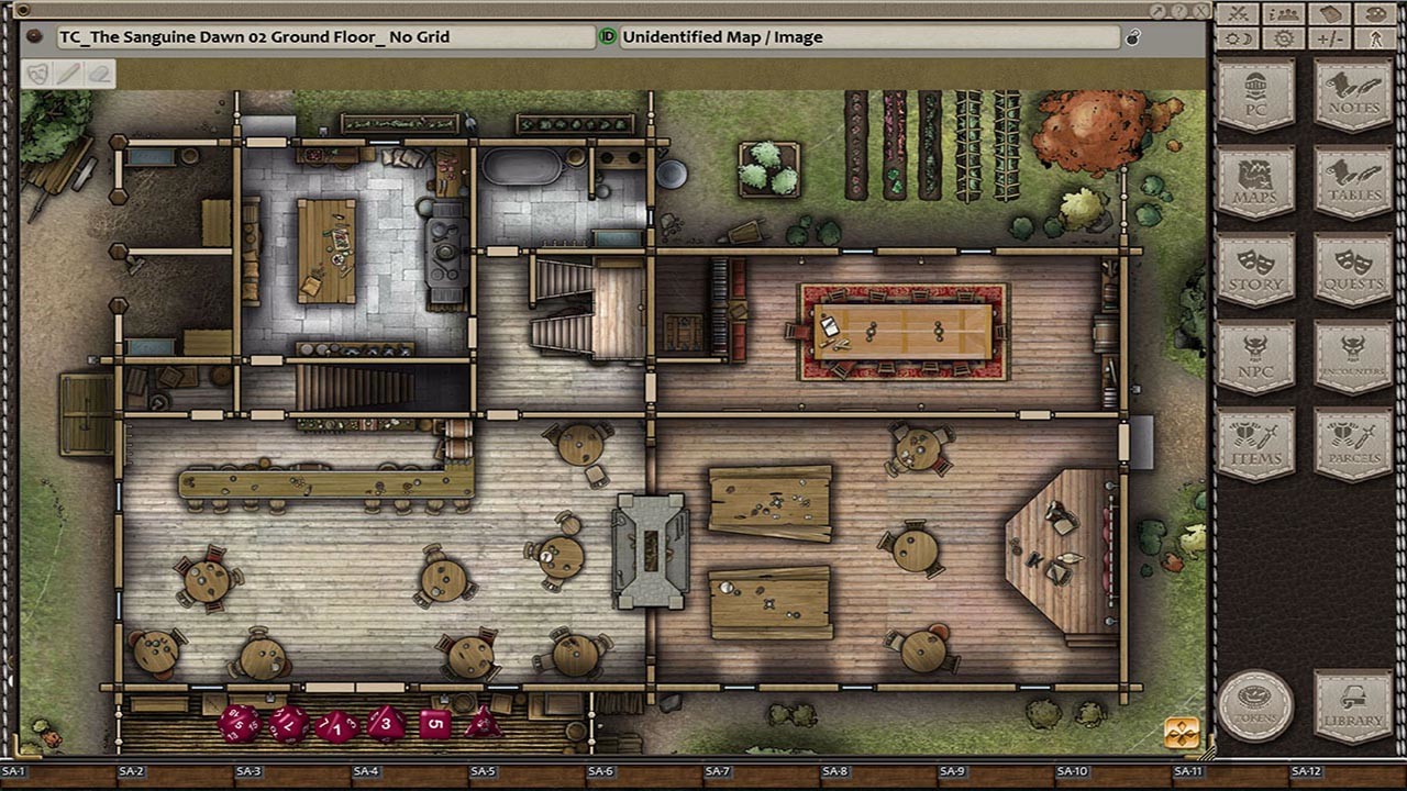 Fantasy Grounds - Starter Town Map Bundle 01 screenshot 1