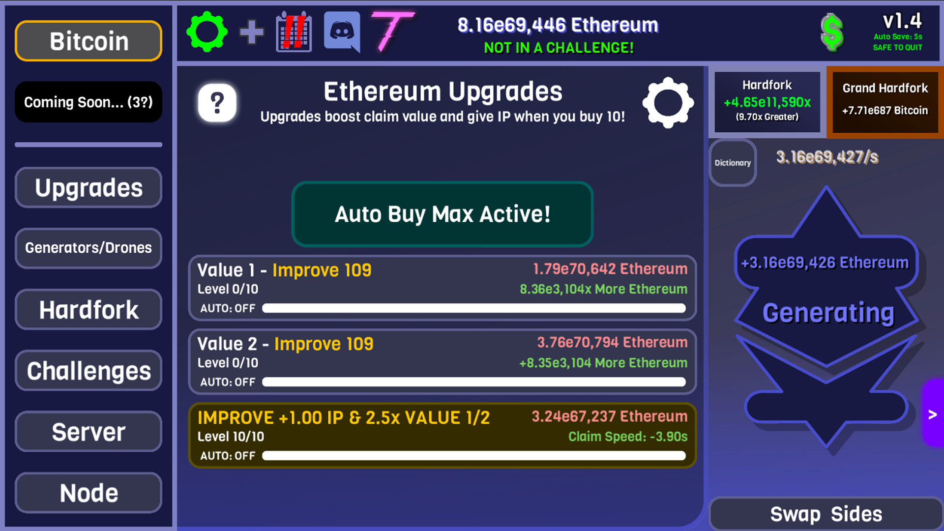 CryptoClickers: Crypto Idle Game screenshot 1