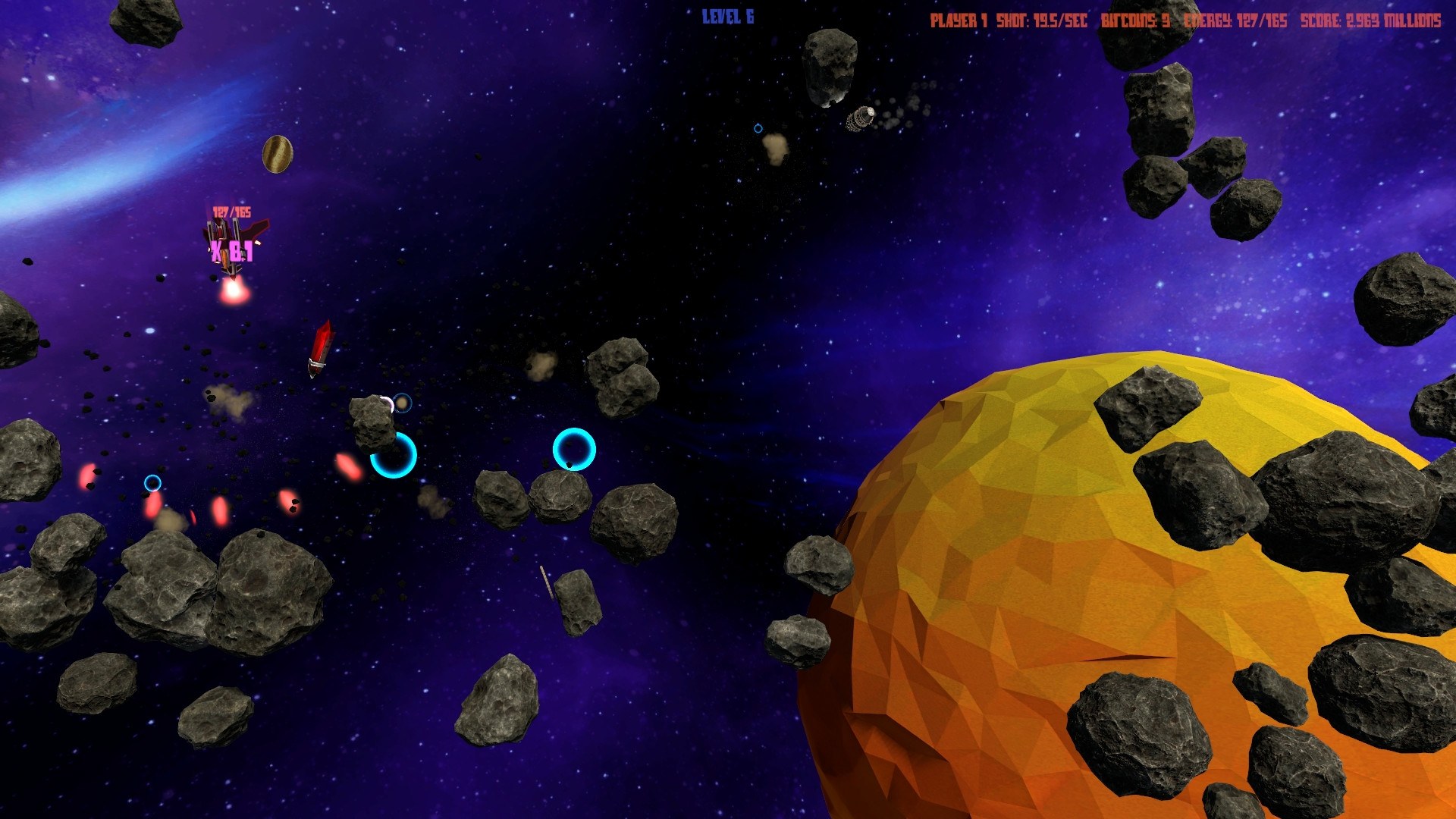 Asteroids 44 (For Four) screenshot 14