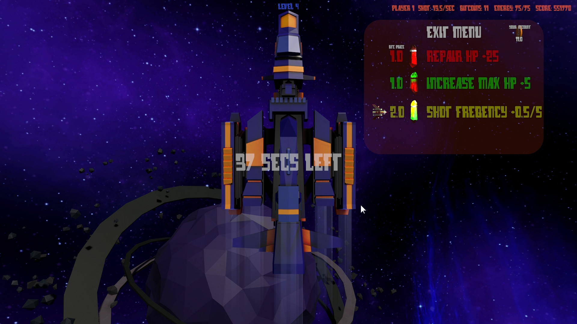 Asteroids 44 (For Four) screenshot 10