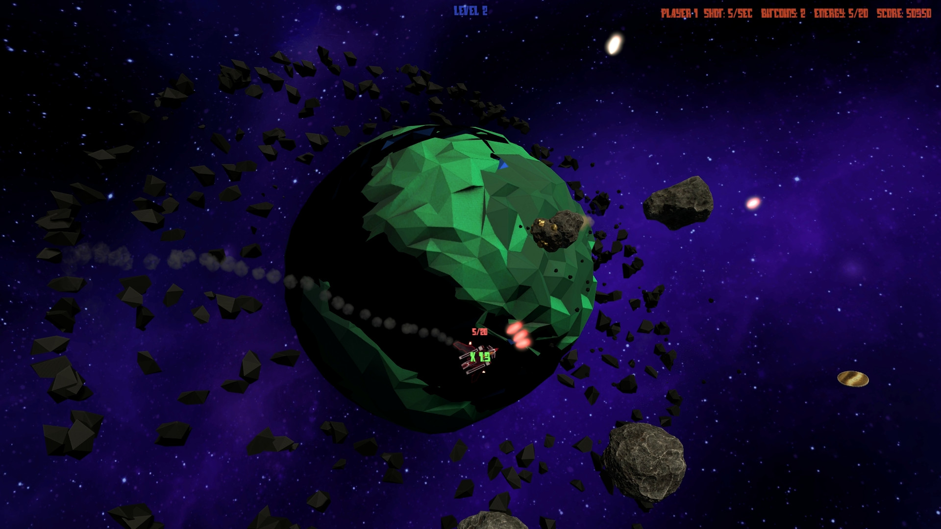 Asteroids 44 (For Four) screenshot 13