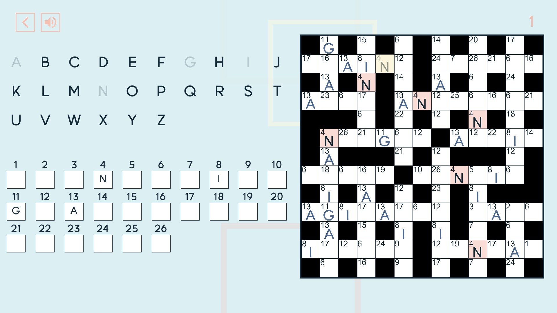 Simply Puzzles: Codewords screenshot 1