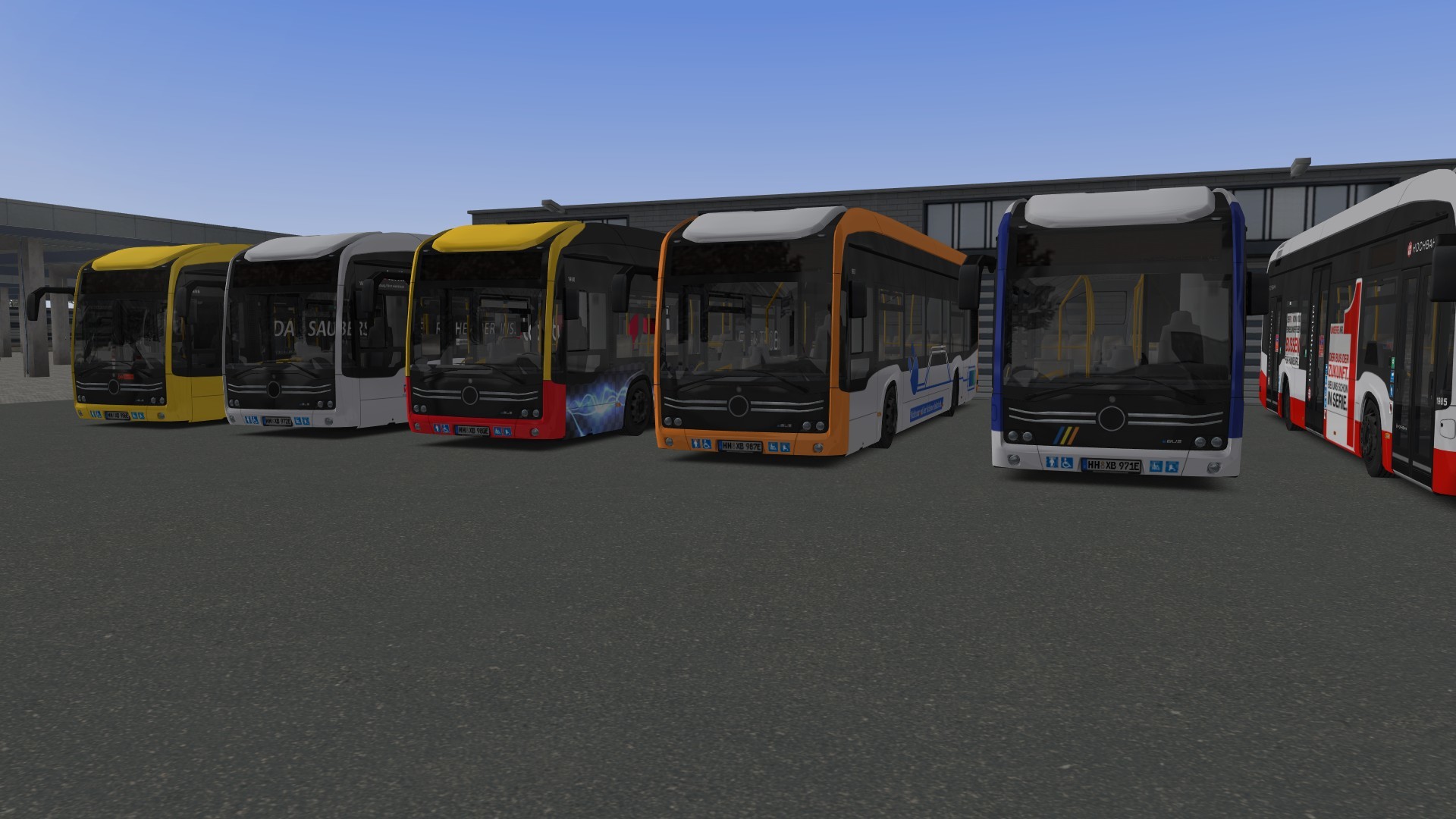 OMSI 2 Add-On E-Bus Hamburg screenshot 14