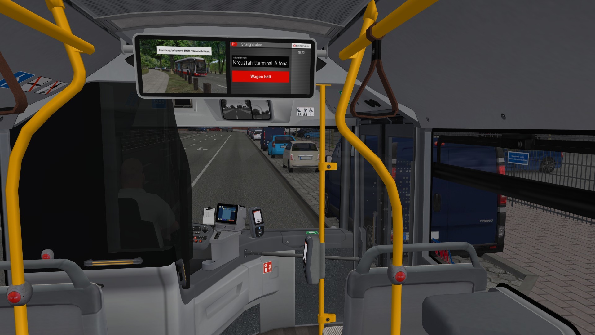 OMSI 2 Add-On E-Bus Hamburg screenshot 9