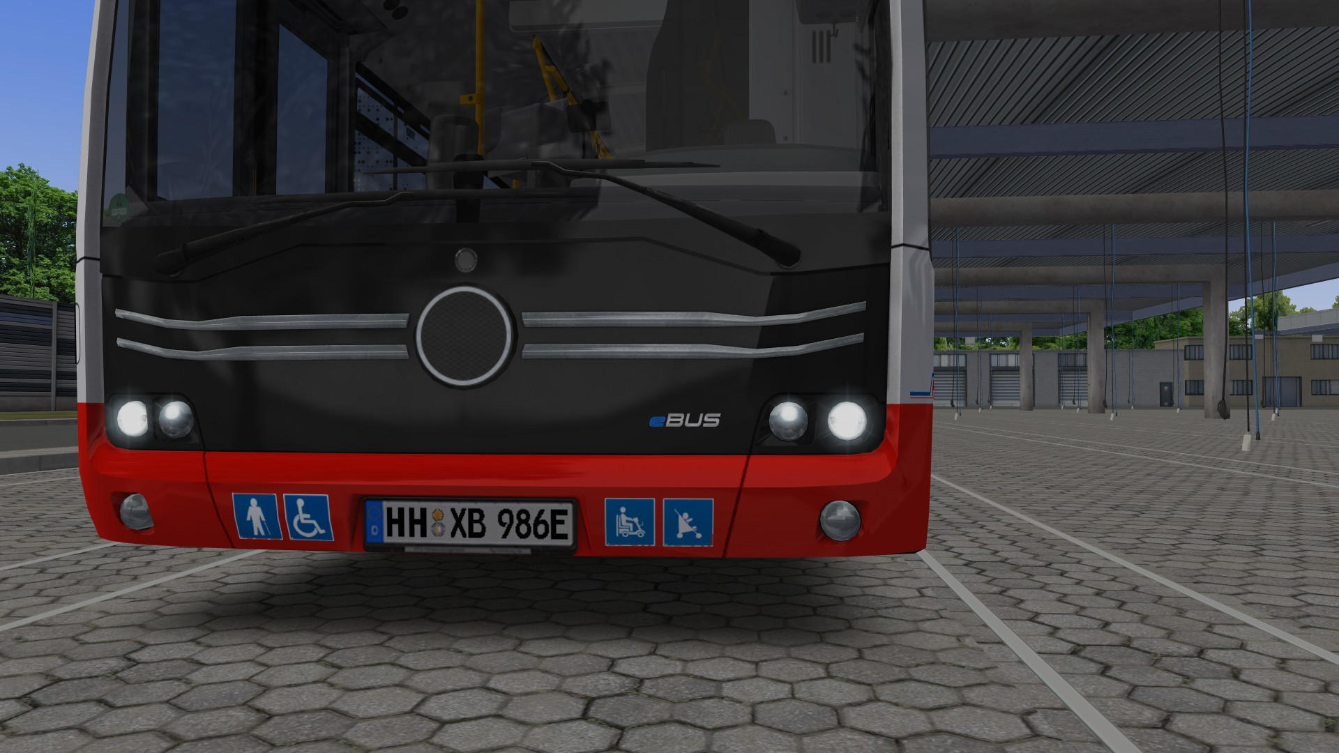 OMSI 2 Add-On E-Bus Hamburg screenshot 2