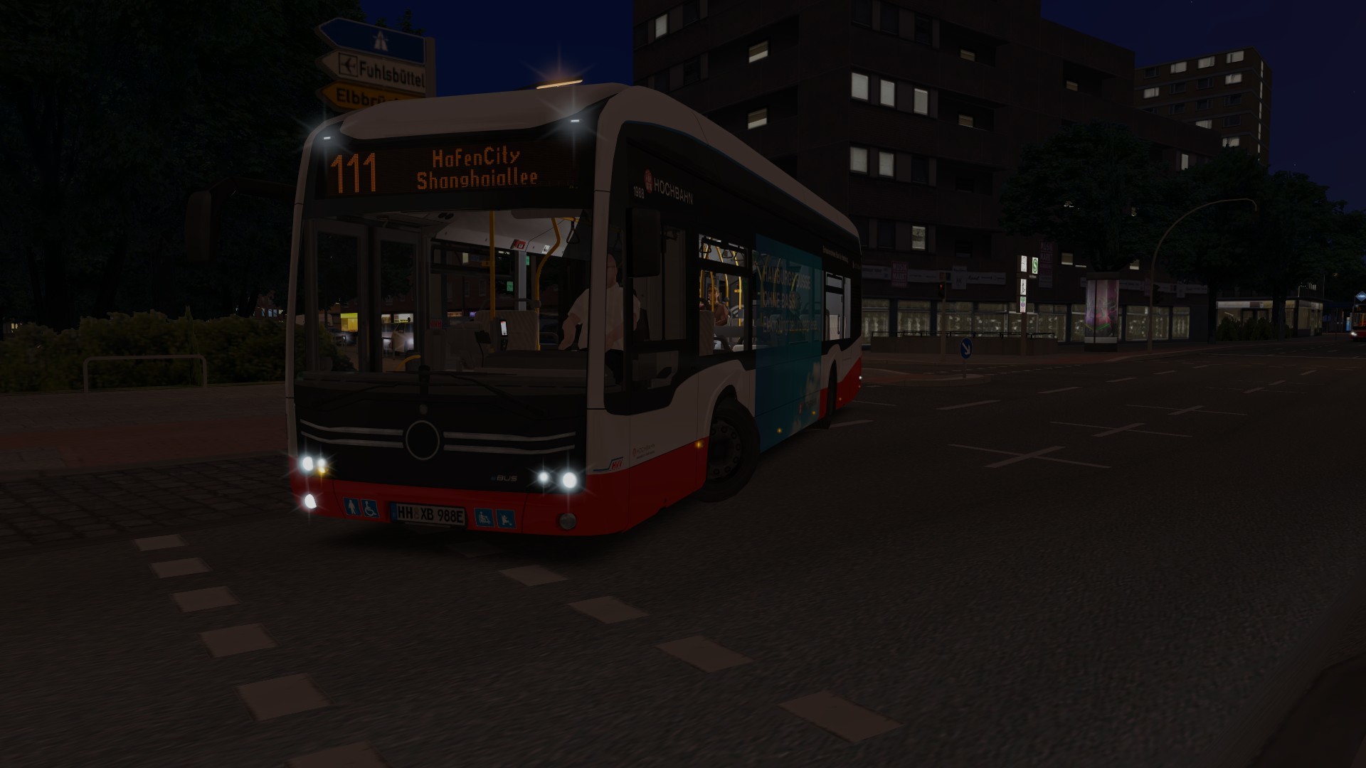 OMSI 2 Add-On E-Bus Hamburg screenshot 11