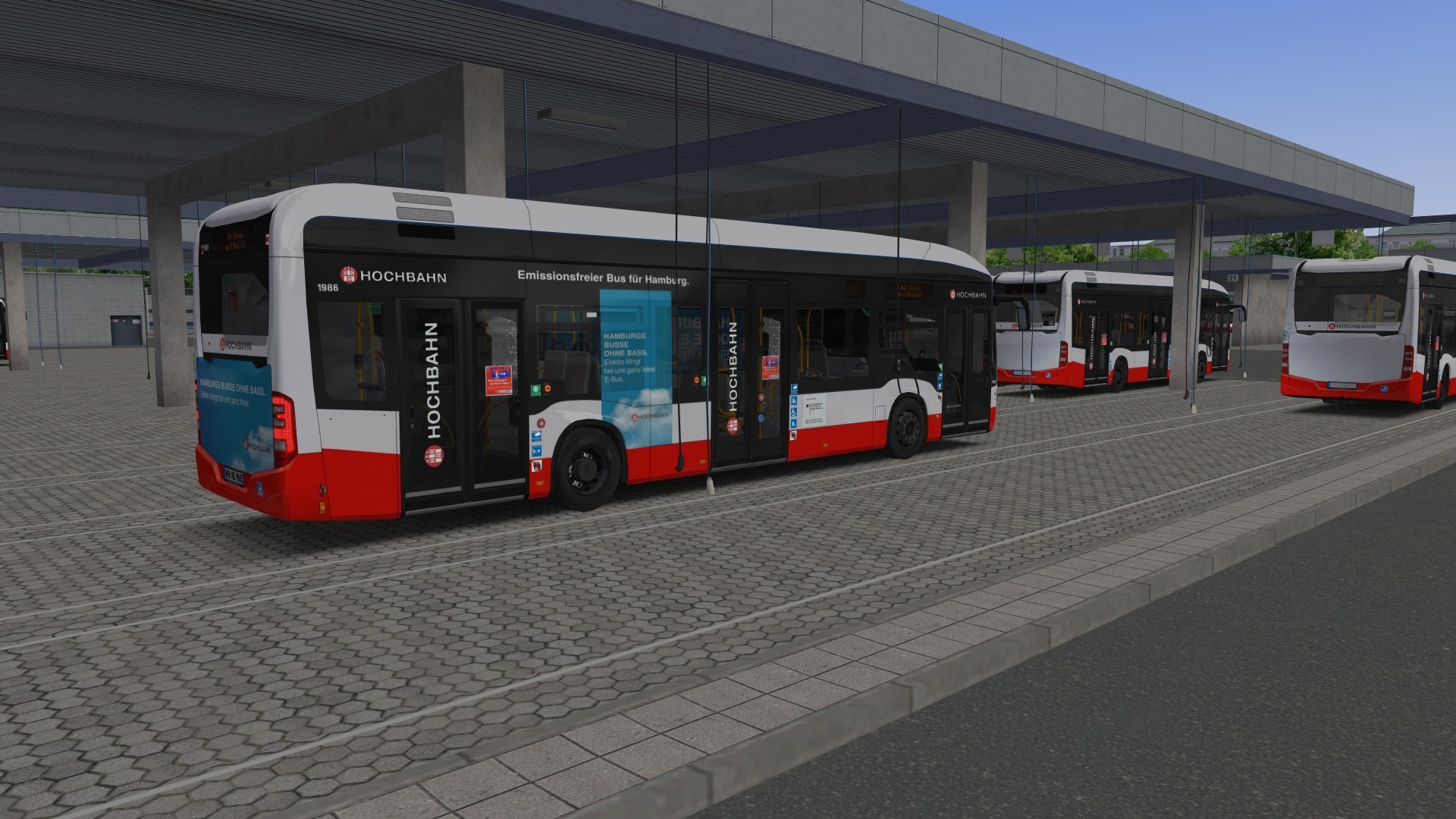 OMSI 2 Add-On E-Bus Hamburg screenshot 3