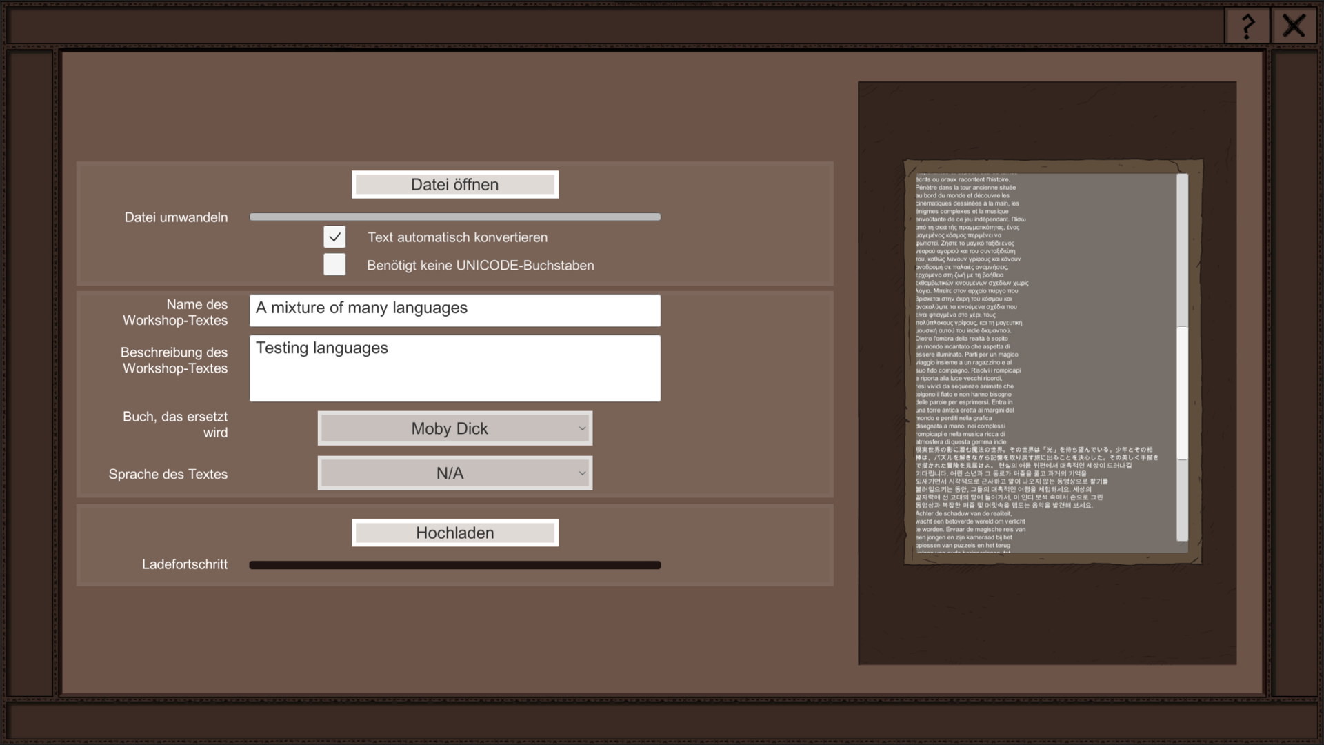 :THE LONGING: BookConverter screenshot 2