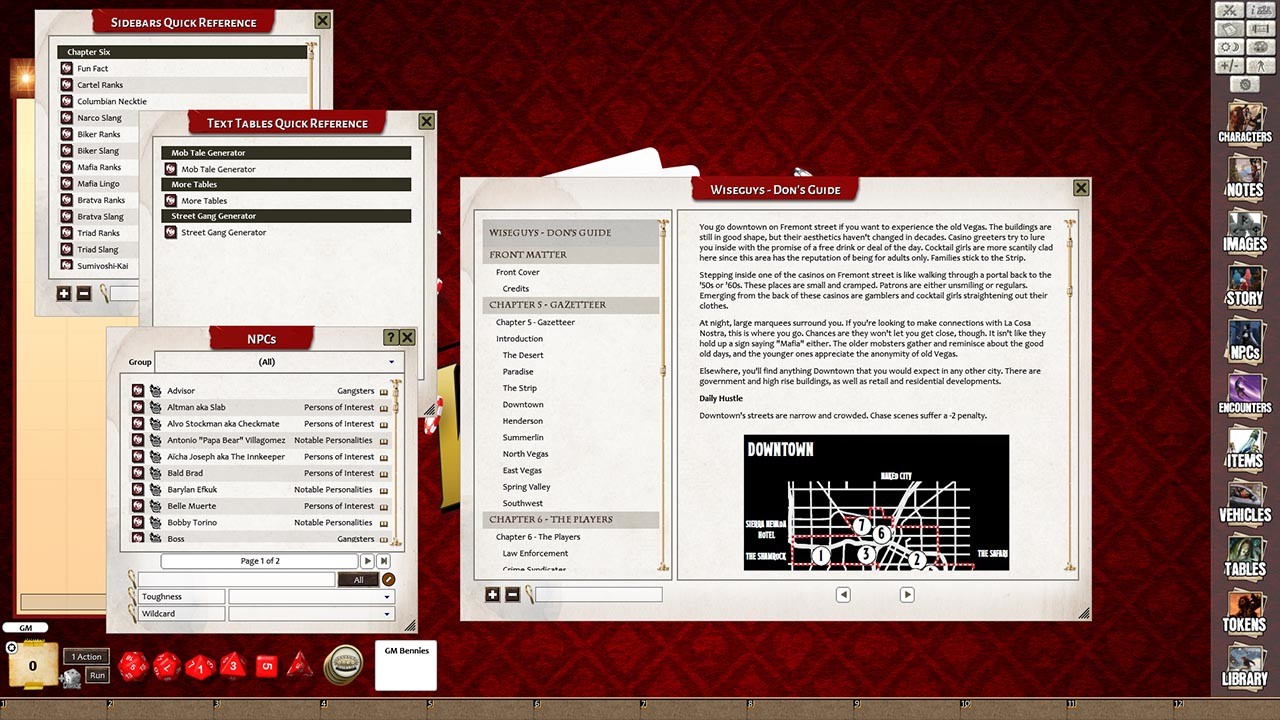 Fantasy Grounds - Wiseguys screenshot 5