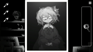 画中少女动态图