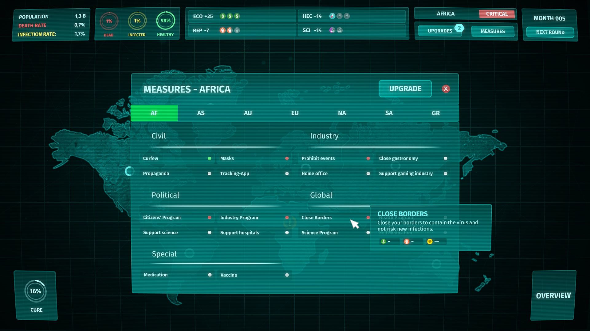 Corona Simulator screenshot 8