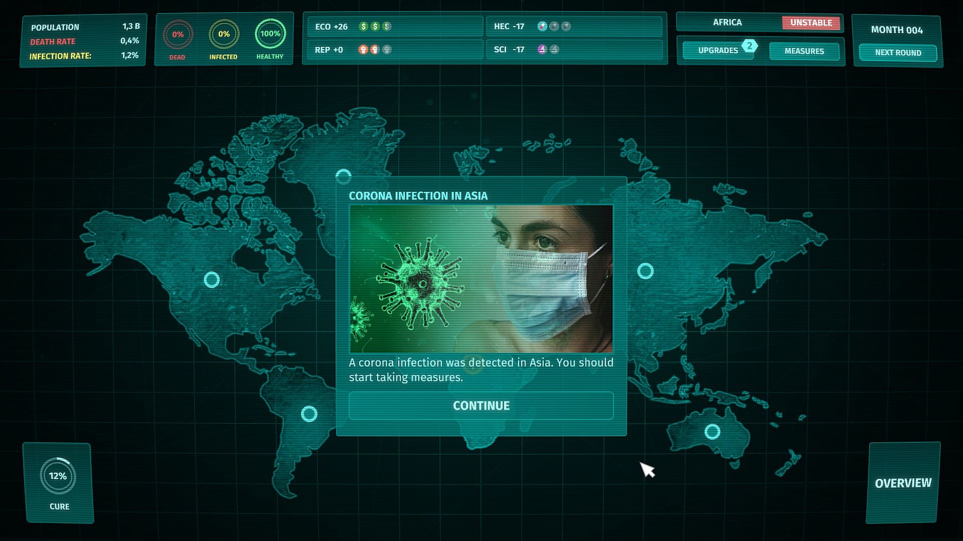 Corona Simulator screenshot 3