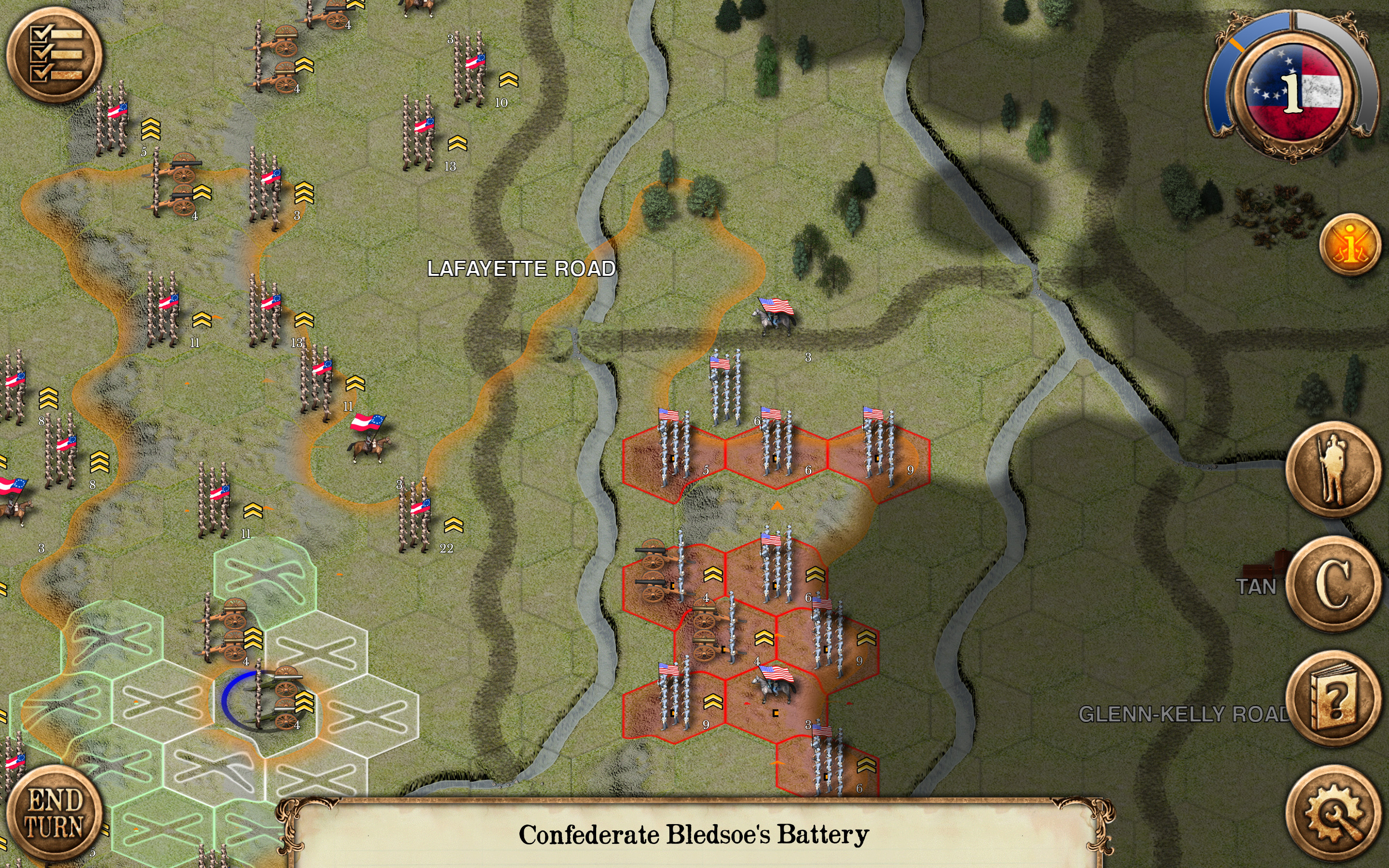 Chickamauga Battles screenshot 6