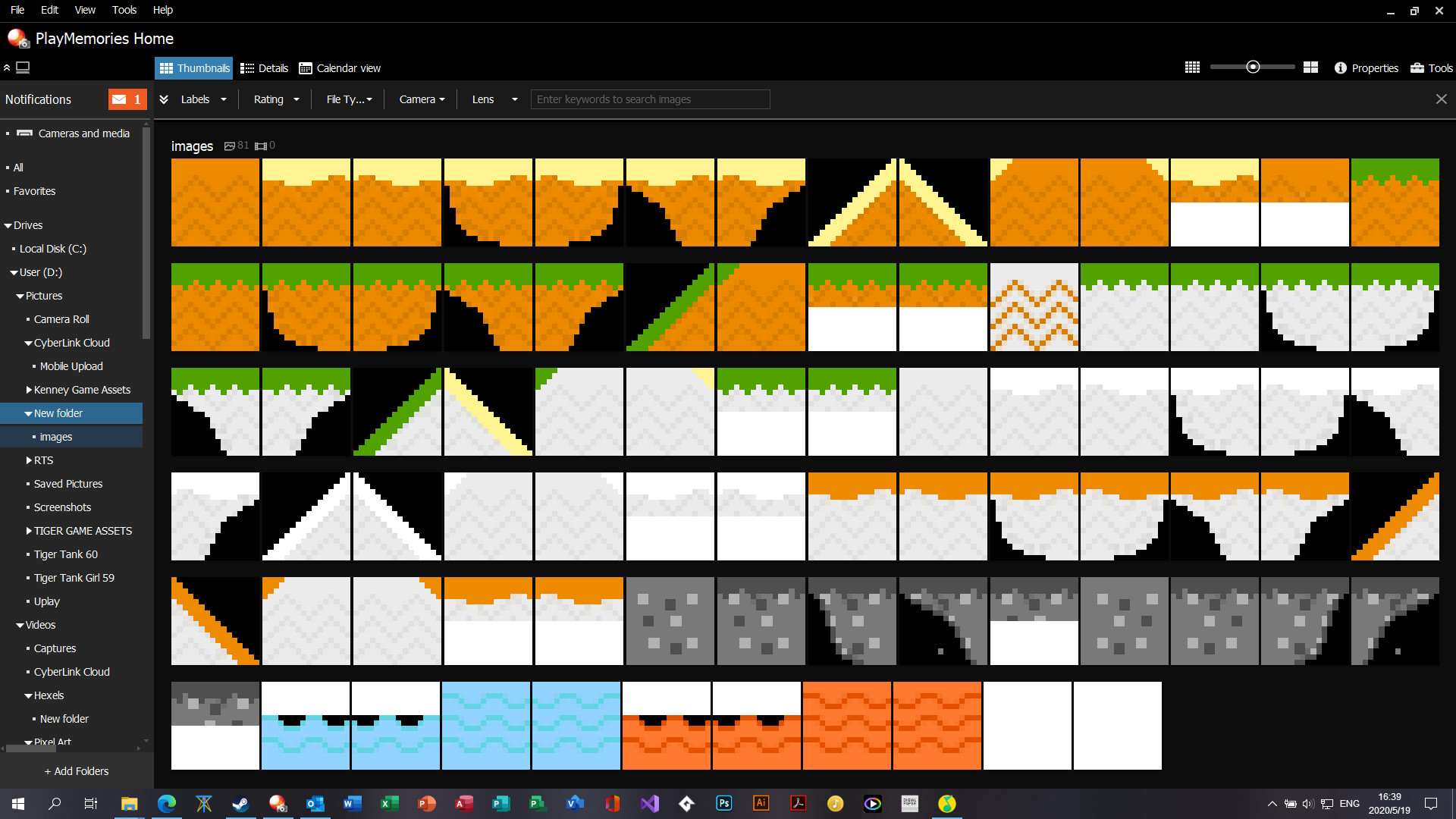 TIGER GAME ASSETS PLATFORMER BASIC screenshot 1