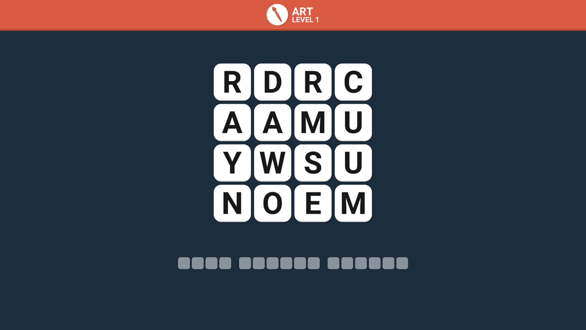Wordle screenshot 1