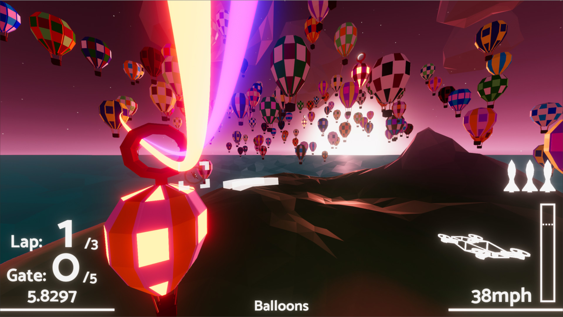 Sunset 20 Drone Racer screenshot 1
