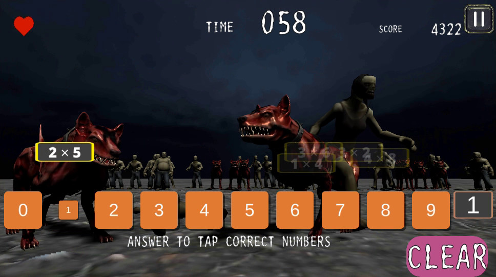 ZOMBIE MATHters screenshot 5