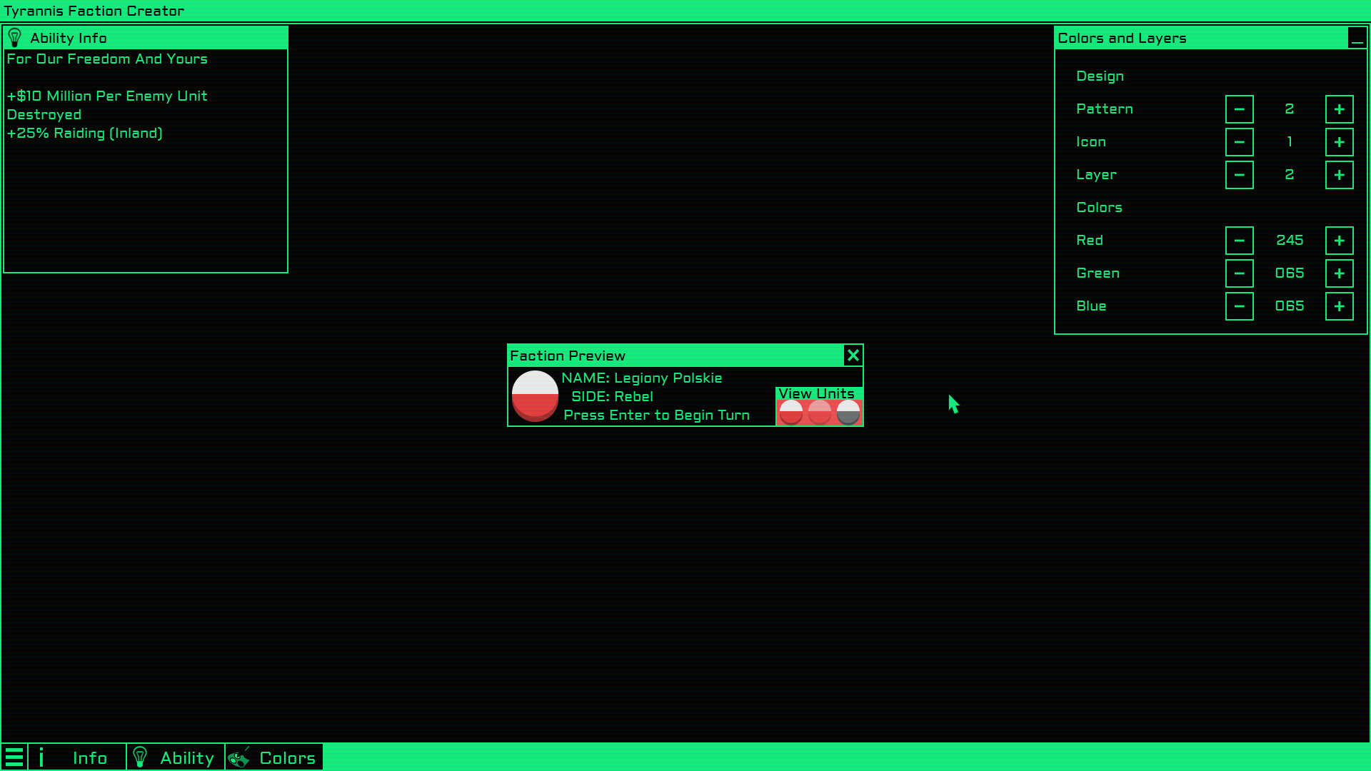 Tyrannis screenshot 1