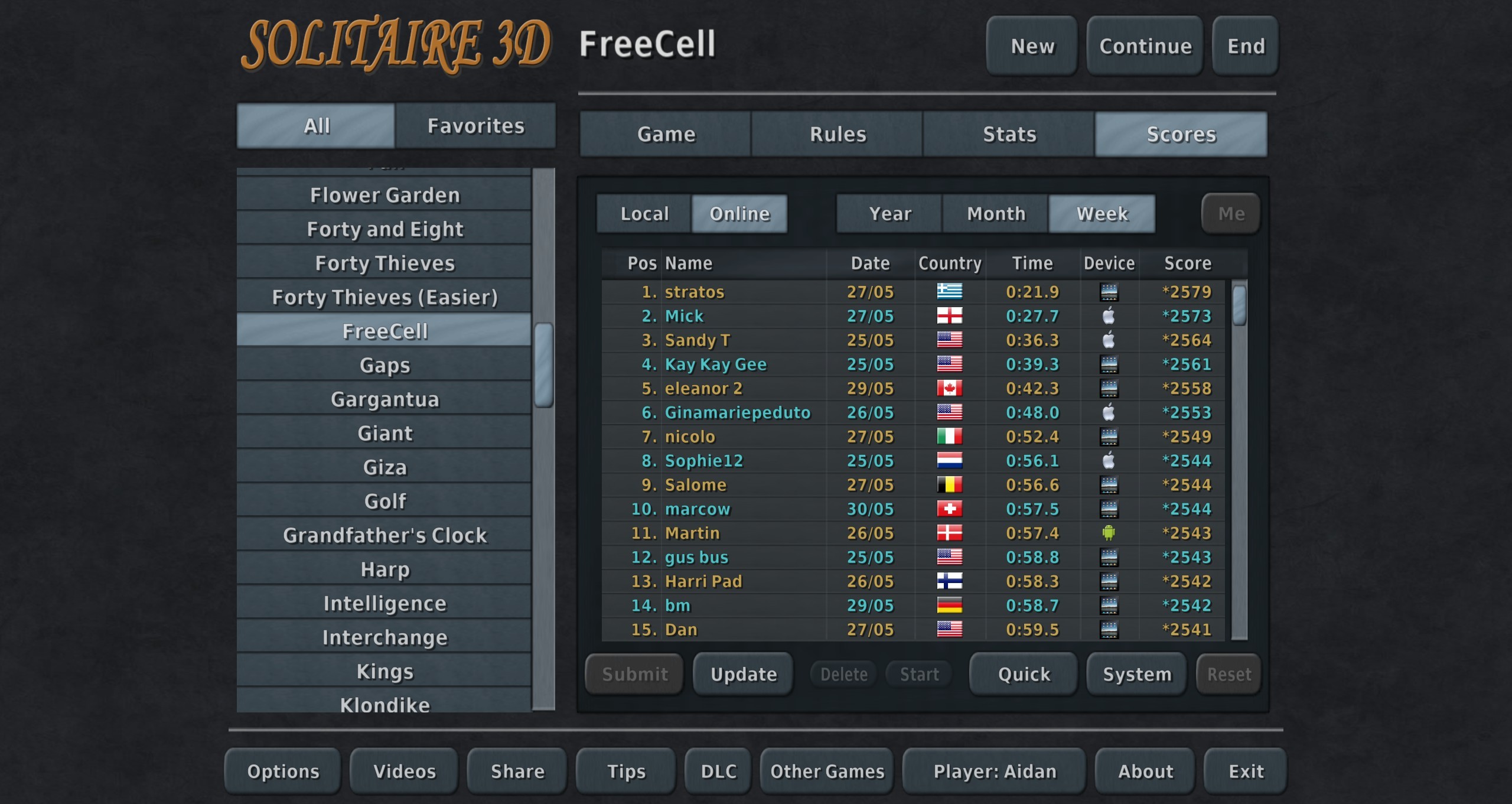 Solitaire 3D screenshot 5