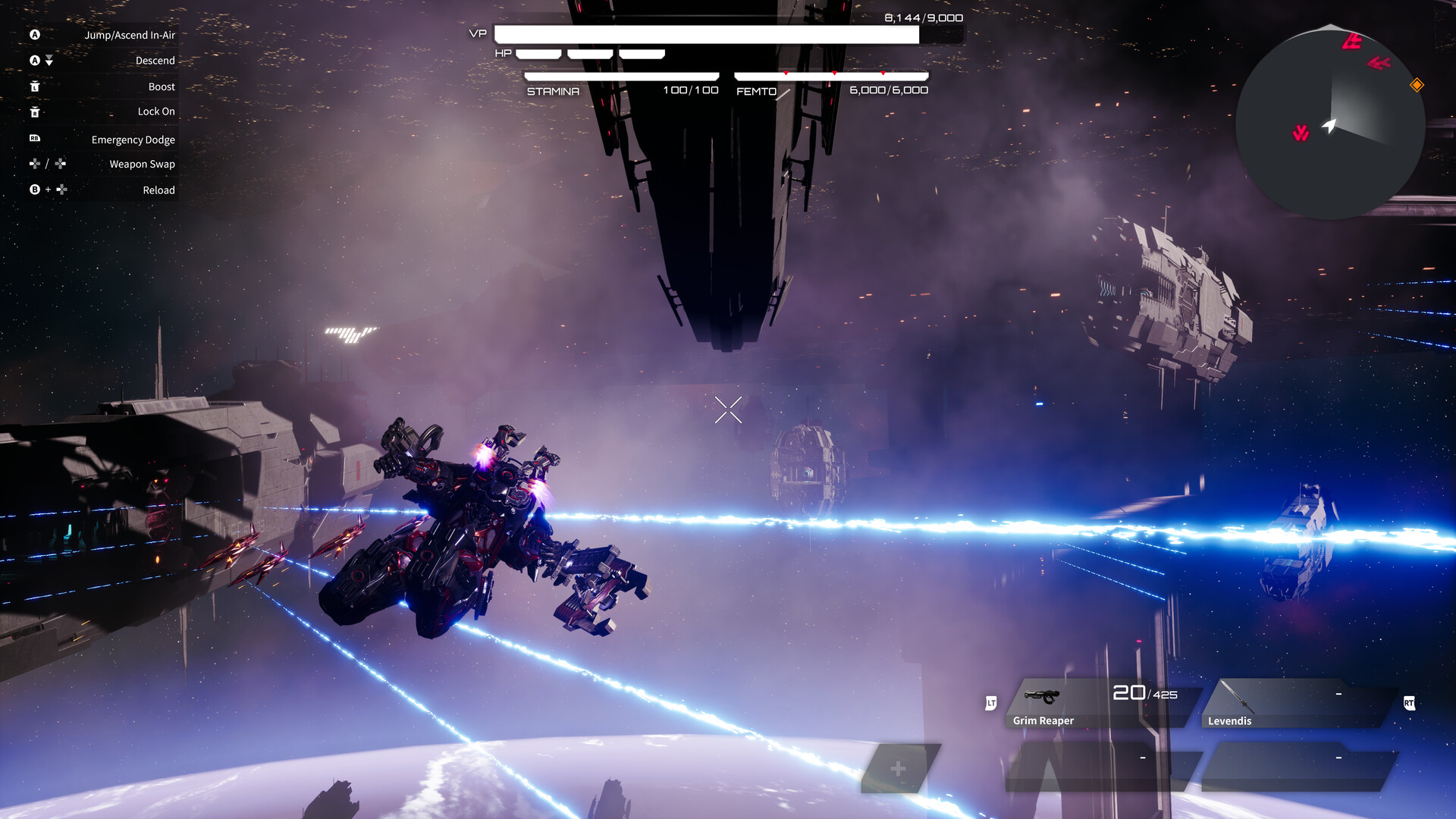 Daemon X Machina Titanic Scion PC screenshot