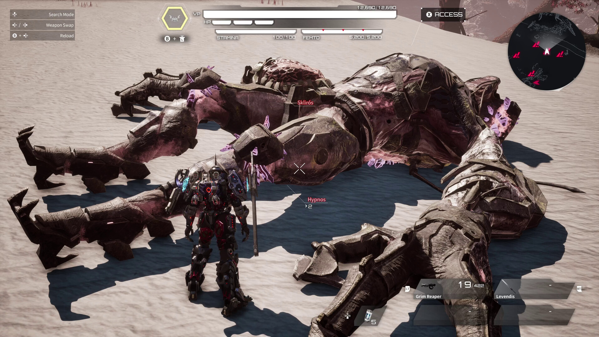 Daemon X Machina Titanic Scion PC screenshot