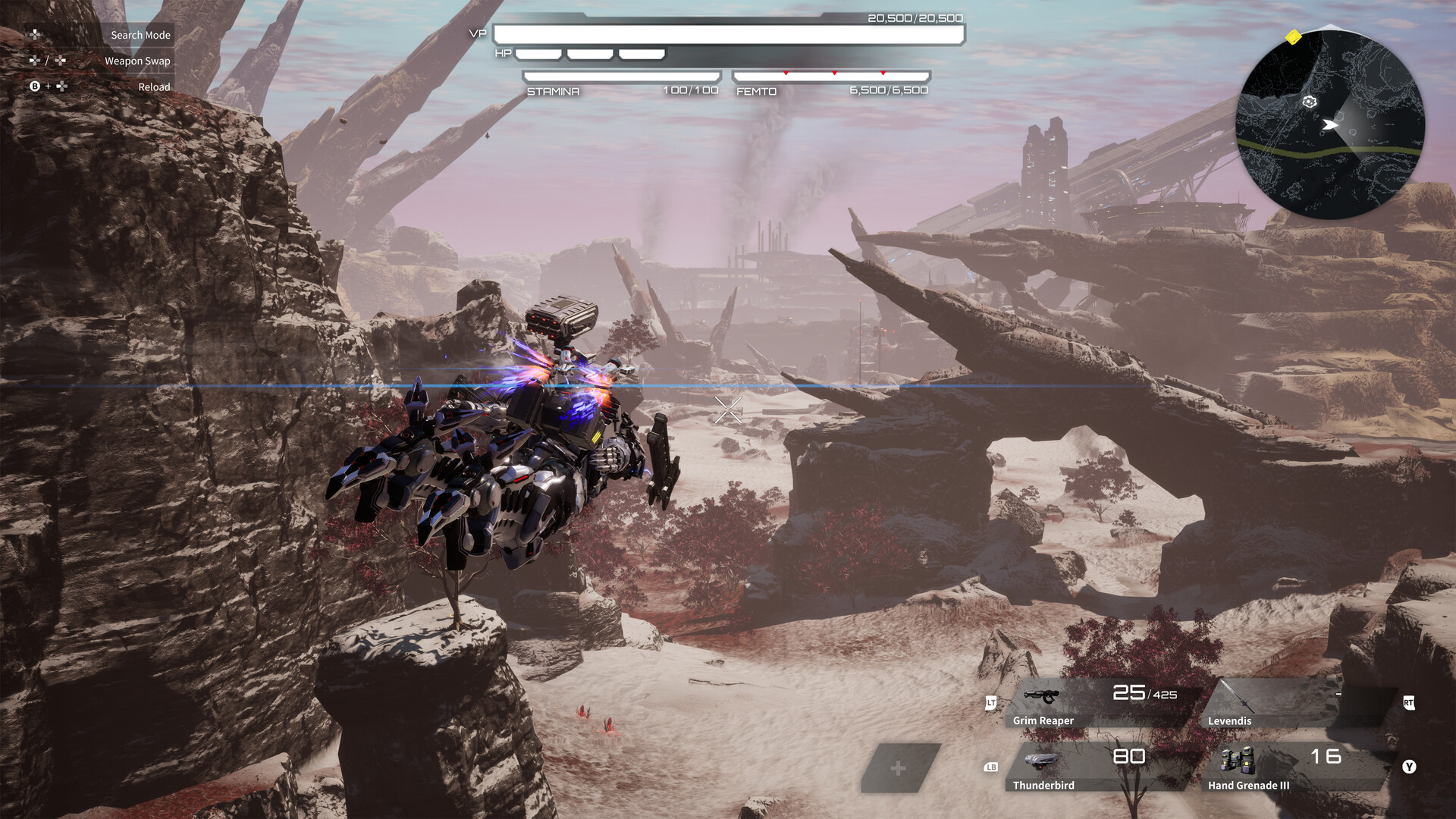 Daemon X Machina Titanic Scion PC screenshot