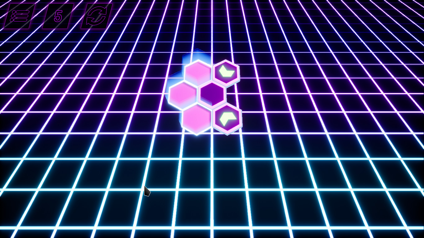 Retrowave Hexon screenshot 1
