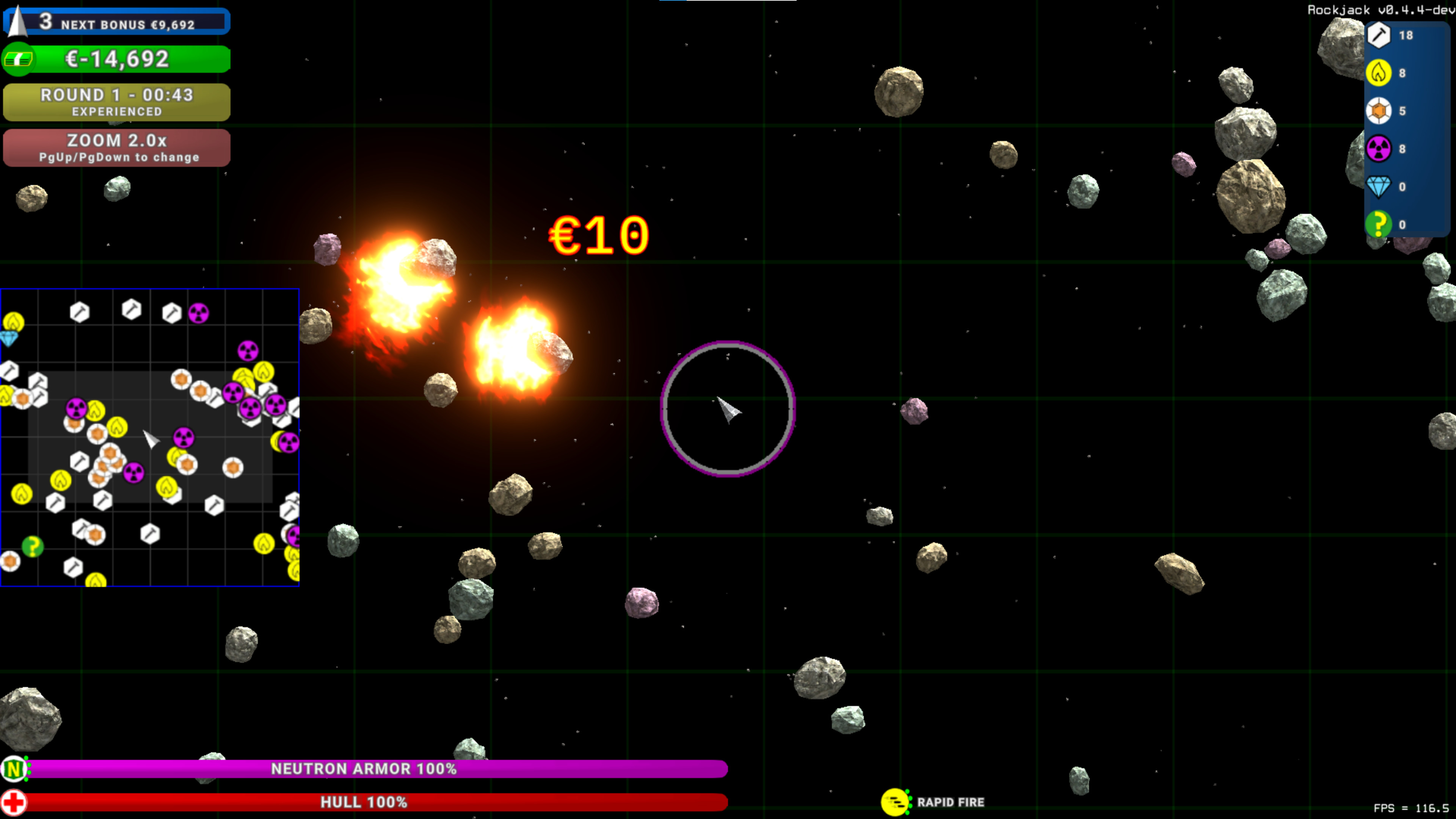 Rockjack screenshot 1