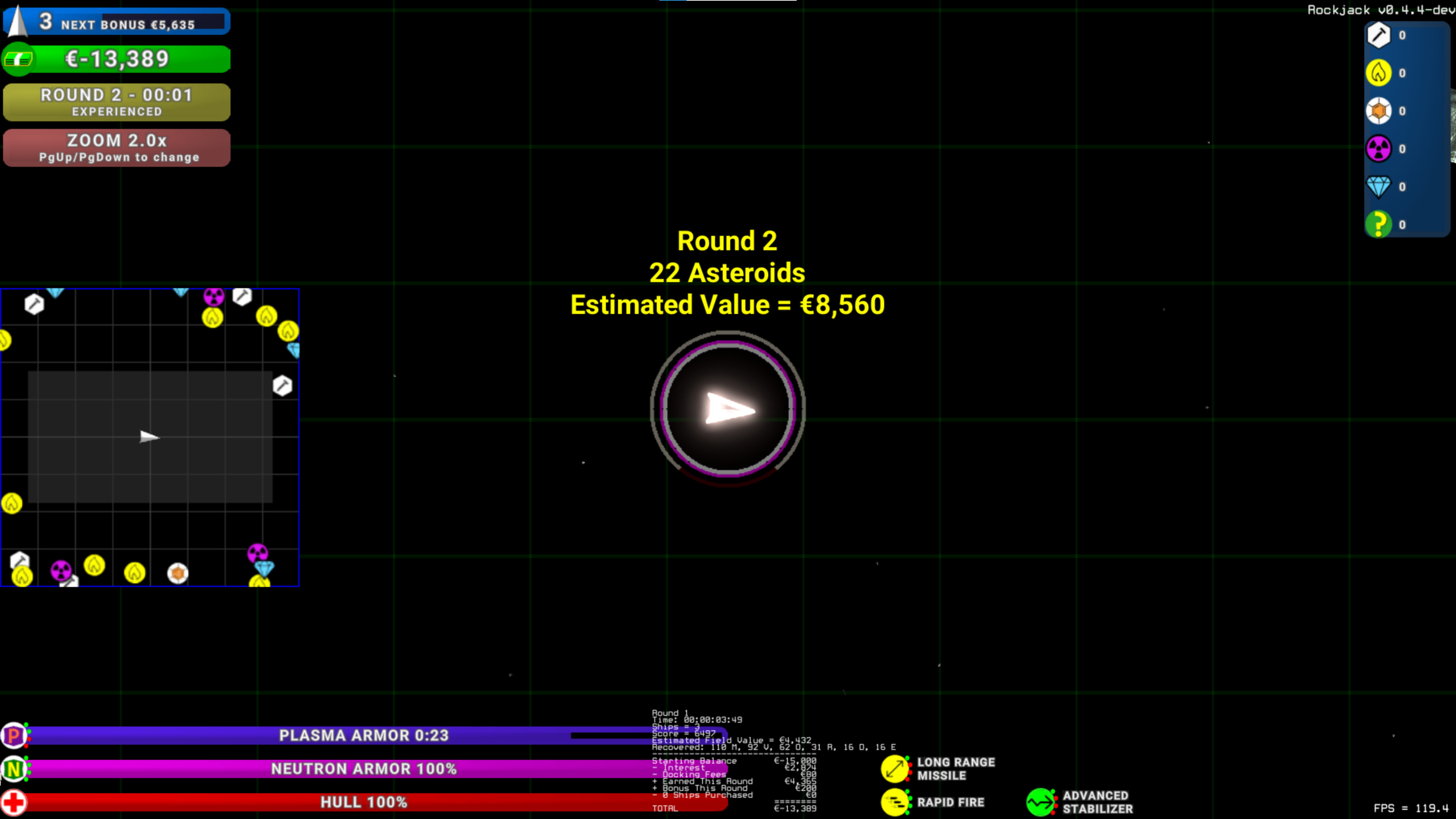 Rockjack screenshot 3