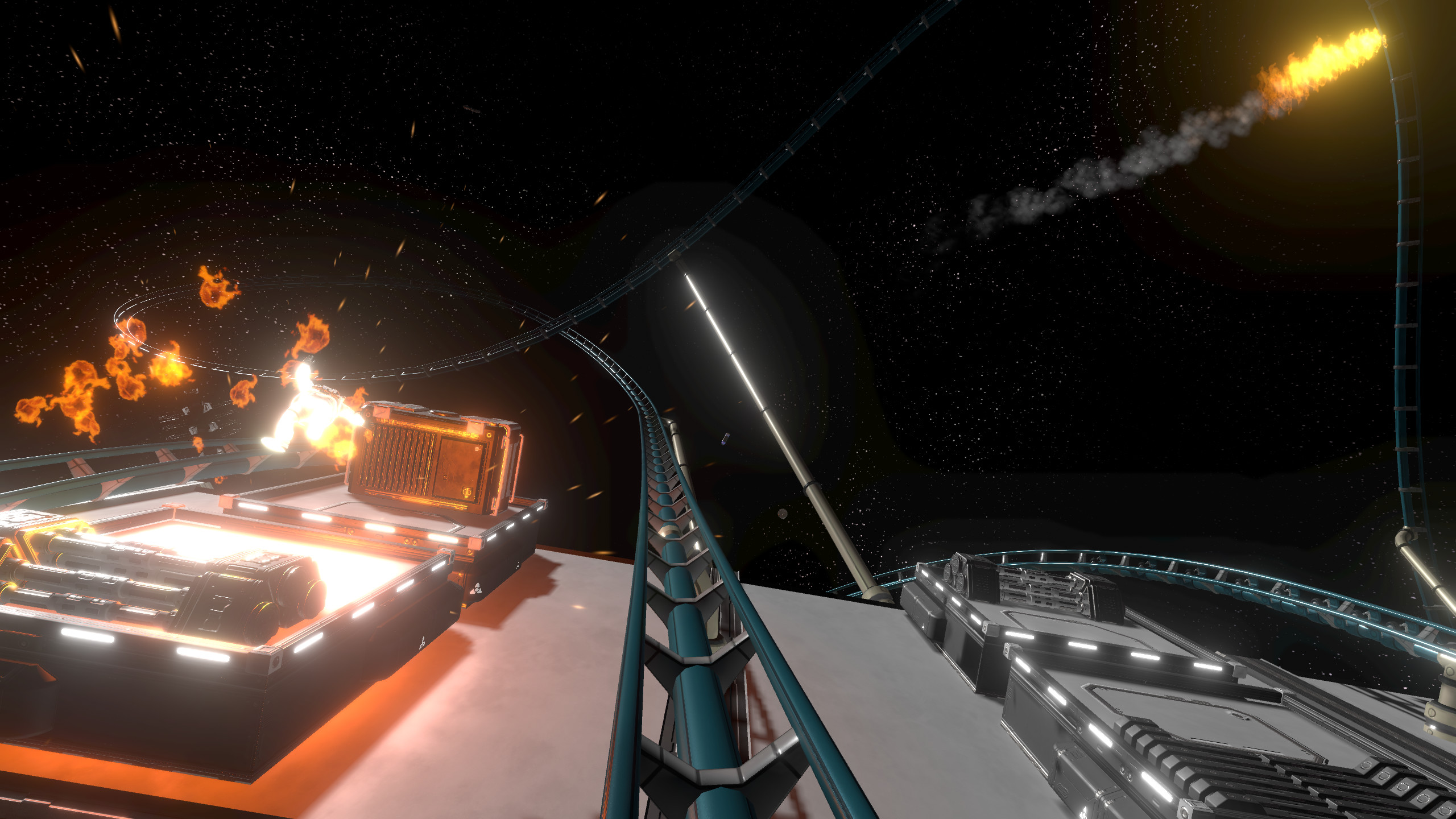 Epic Roller Coasters — Space Station screenshot 2